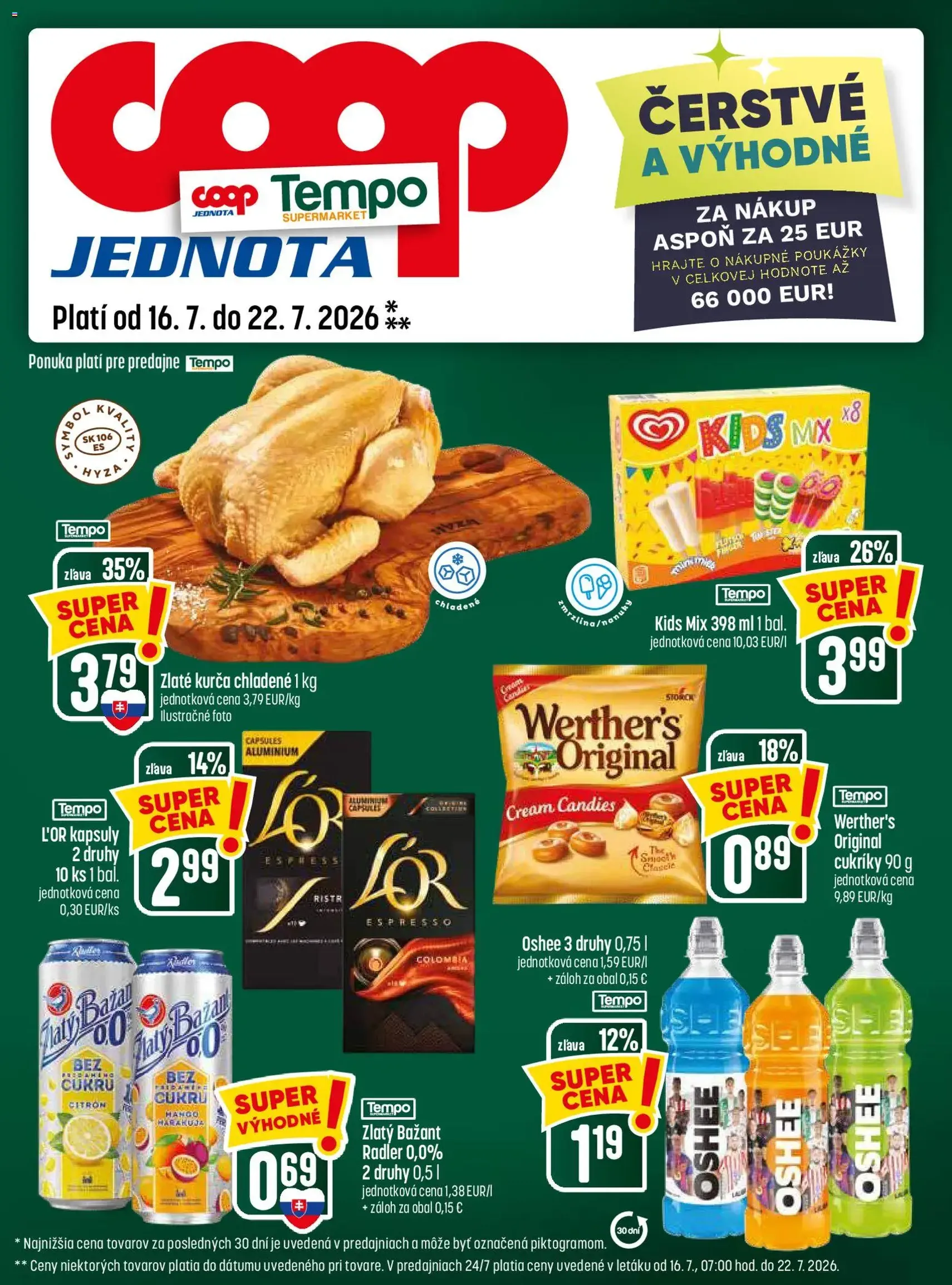 COOP Jednota leták - platný leták od 16.07.2026 strana 25 z 28