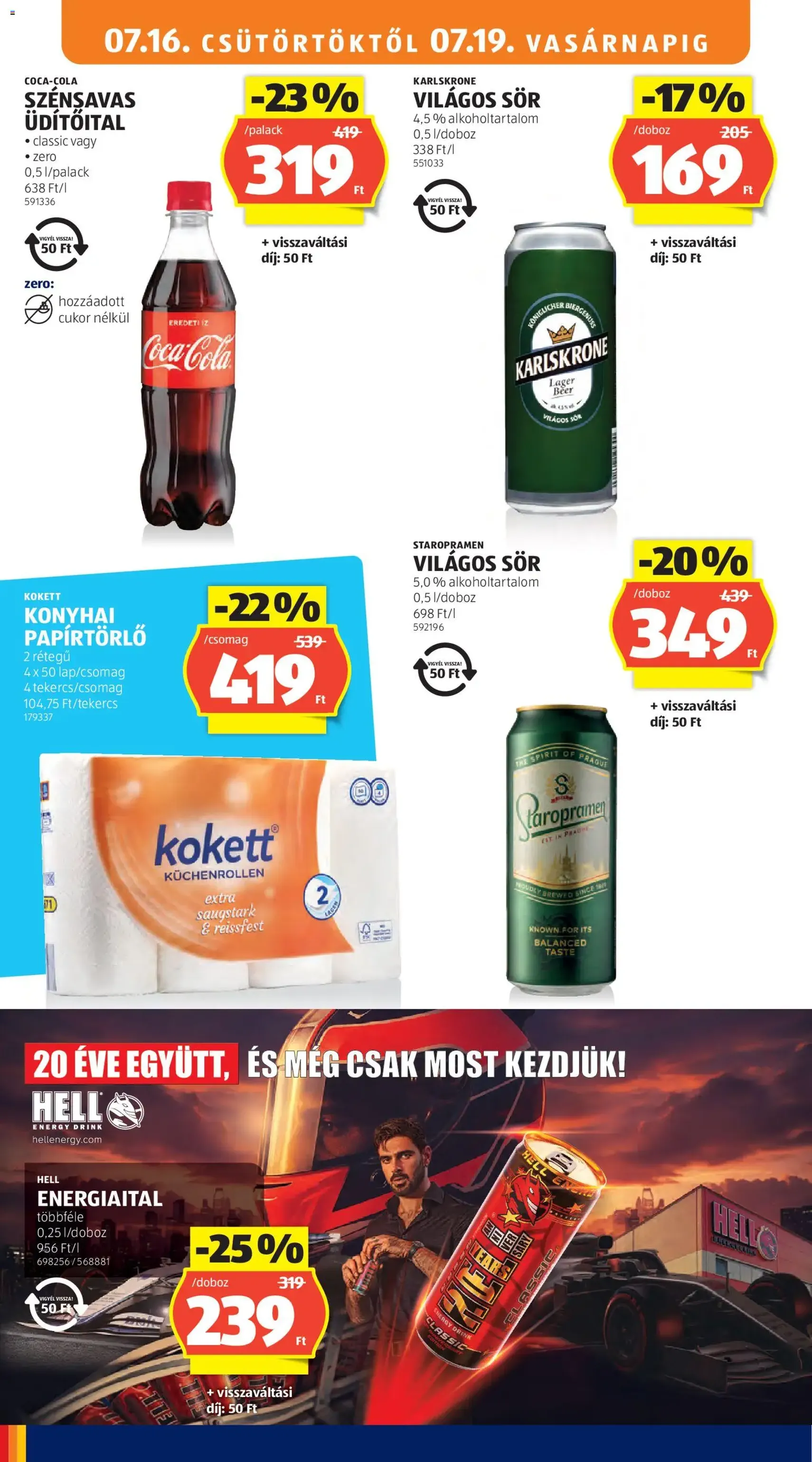 Aldi akciós újság - 2026.07.16. érvényes szórólap 20 oldal 38 oldalból