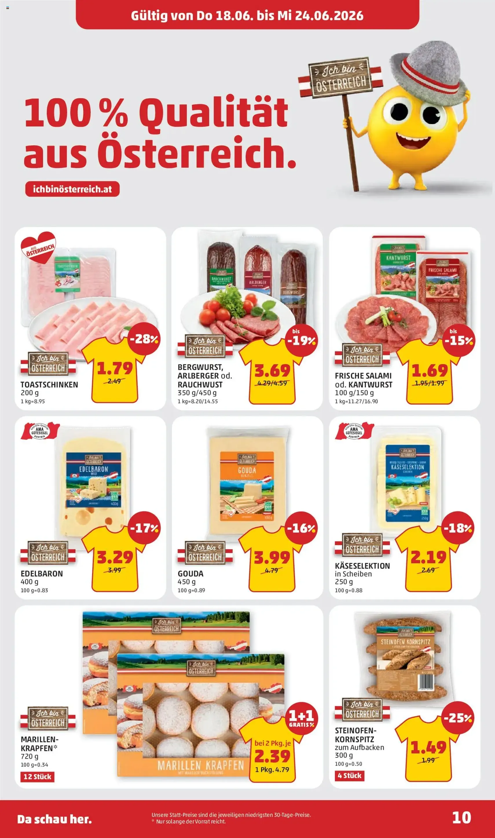 Penny Markt Schmankerl Post - Gültiger Prospekt ab 18.06.2026, Seite 10 von insgesamt 32