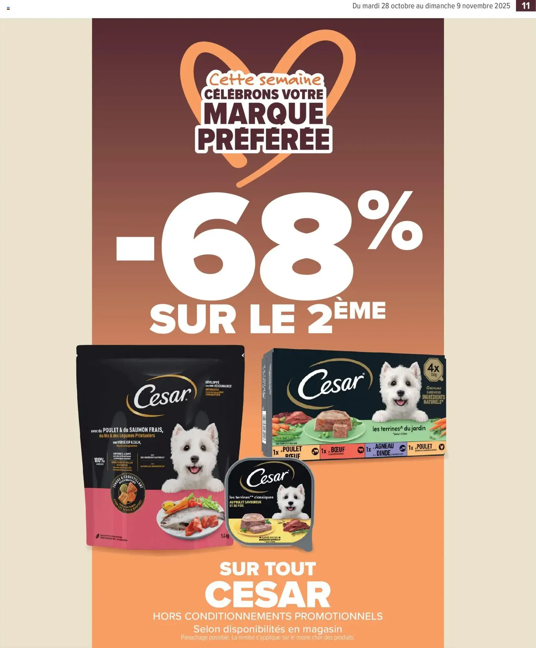 Carrefour Market catalogue semaine 44 - brochure valable à partir du 28/10/2025, page 13 sur 14
