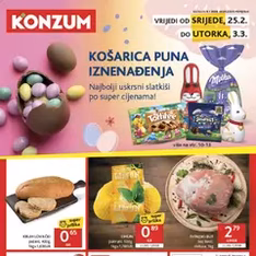 Konzum HR Akciós újság - szórólap előnézete érvényes 2026.02.25. -tól