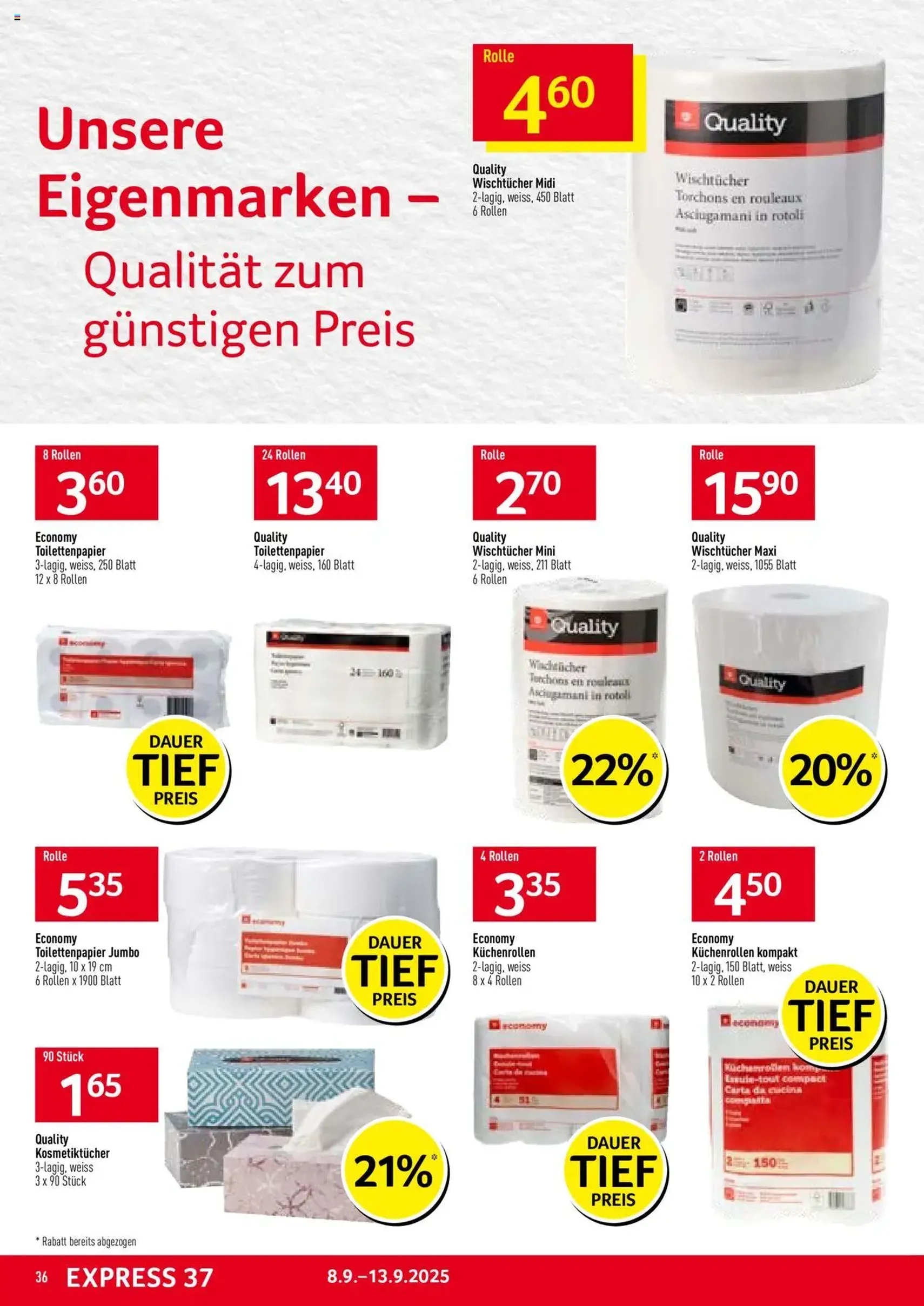 Prodega Aktionen - Gültiger Prospekt ab 08.09.2025, Seite 36 von insgesamt 44 Prodega Aktionen - Gültiger Prospekt ab 08.09.2025, Seite 36 von insgesamt 44