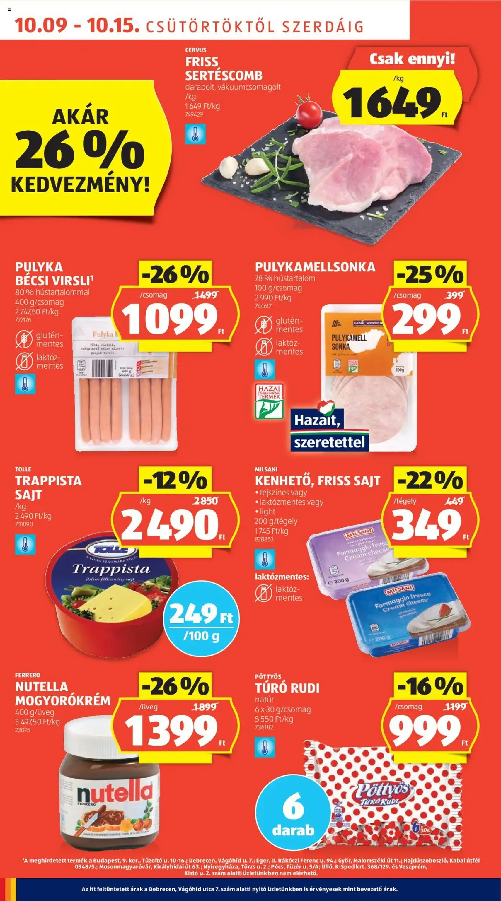 Aldi Akciós újság - 2025.10.09. érvényes szórólap 8 oldal 48 oldalból Aldi Akciós újság - 2025.10.09. érvényes szórólap 8 oldal 48 oldalból