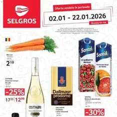 Catalog Selgros - previzualizare cataloage valabilă începând cu 02.01.2026