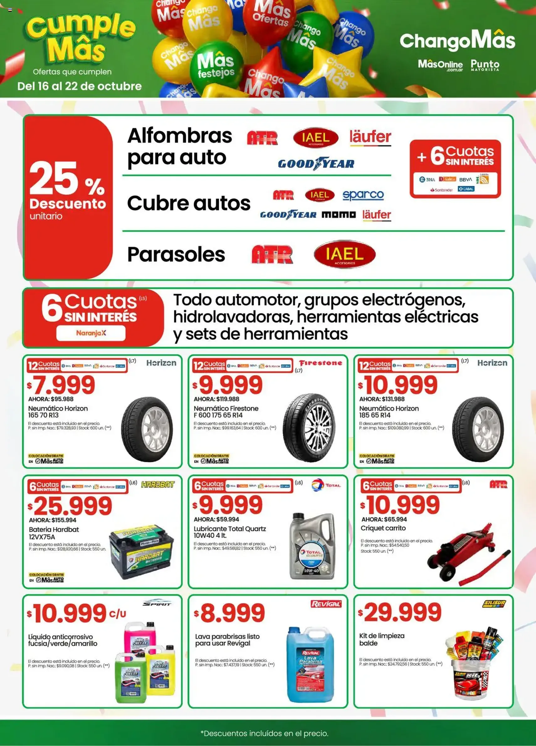Changomas ofertas - folleto válido desde 16/10/2025 página 15 de 17 Changomas ofertas - folleto válido desde 16/10/2025 página 15 de 17