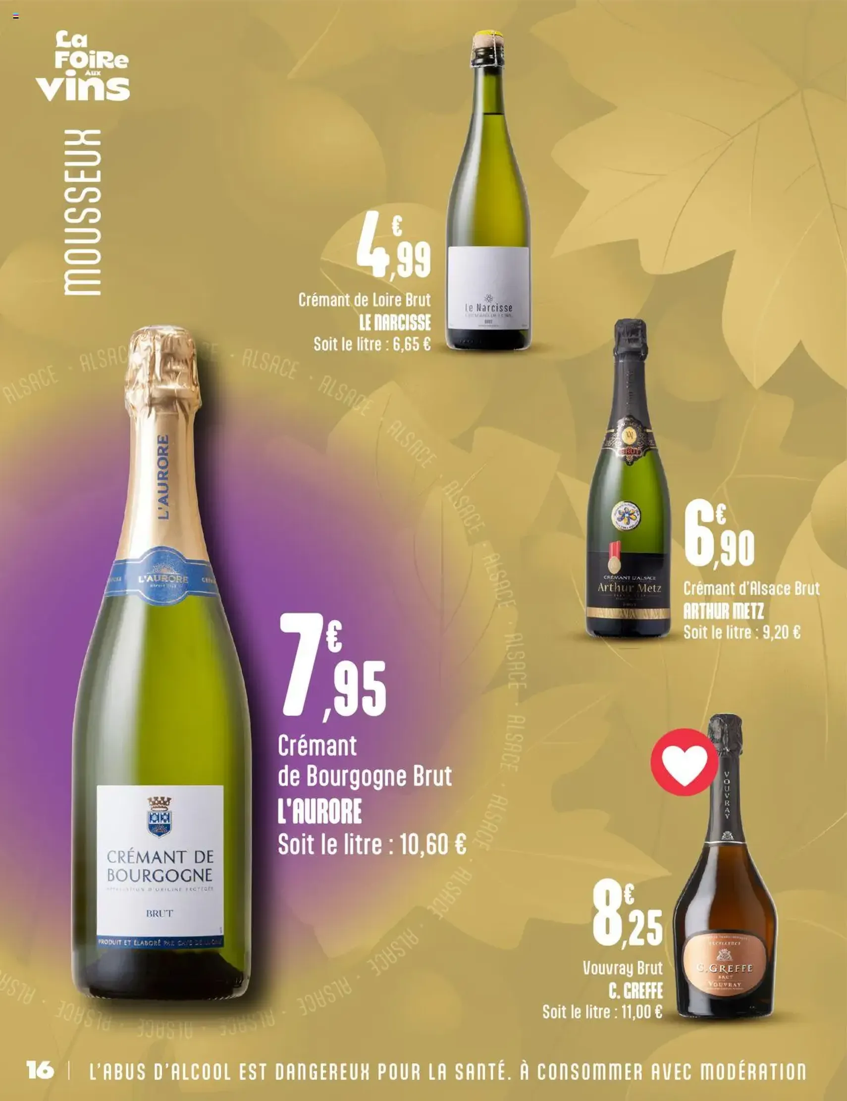 G20 Supermarchés catalogue la foire aux vins - brochure valable à partir du 24/09/2025, page 16 sur 20