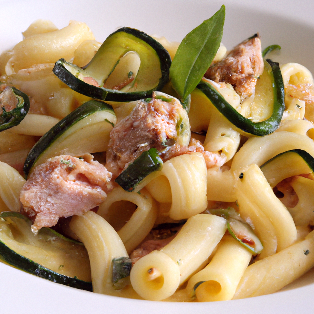 Pasta con tonno e zucchine