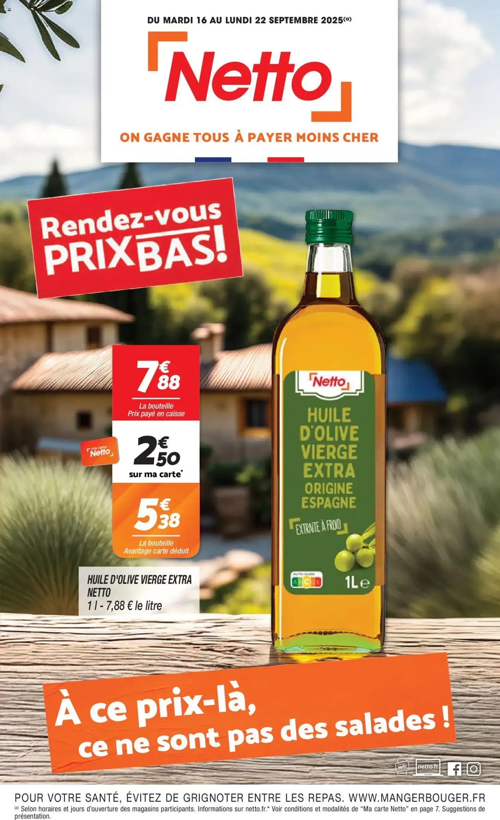 Netto catalogue - brochure valable à partir du 16/09/2025, page 1 sur 16