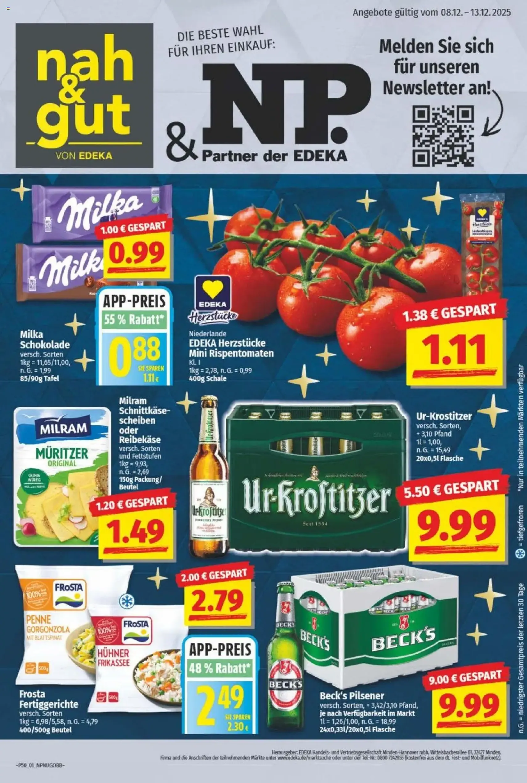 NP Discount Prospekt - Gültiger Prospekt ab 08.12.2025, Seite 1 von insgesamt 15