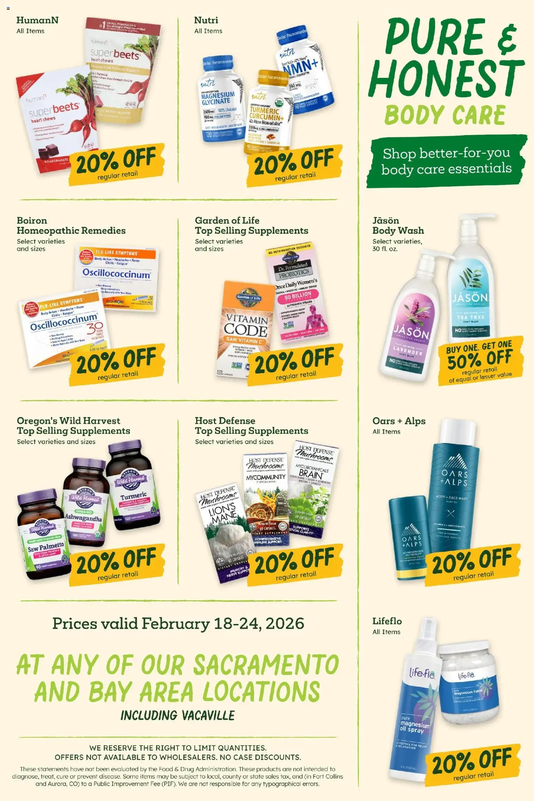 Sprouts Weekly Ad - valid flyer from 02/18/2026, page 11 of 12