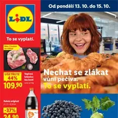 Lidl leták - náhled letáku platný od 13.10.2025