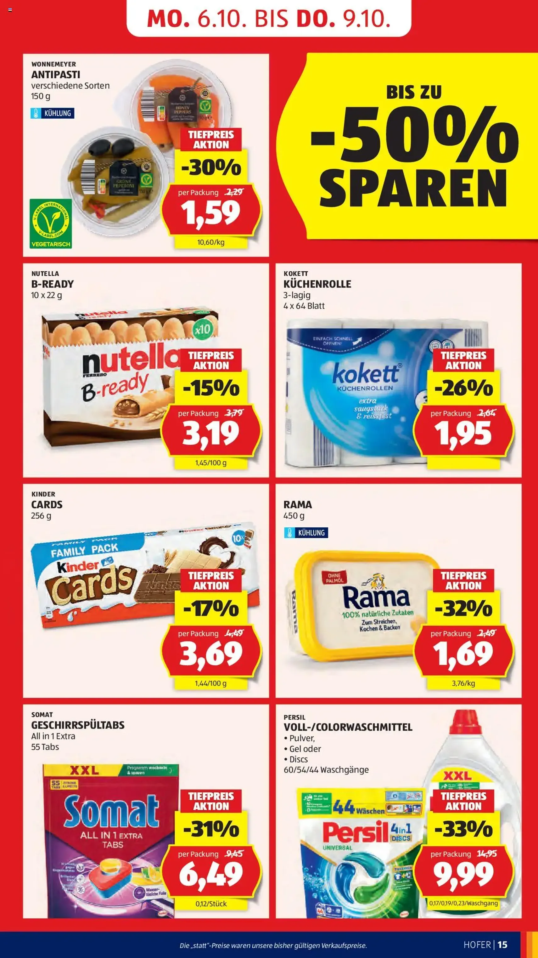 Hofer Flugblatt - Gültiger Prospekt ab 03.10.2025, Seite 17 von insgesamt 45