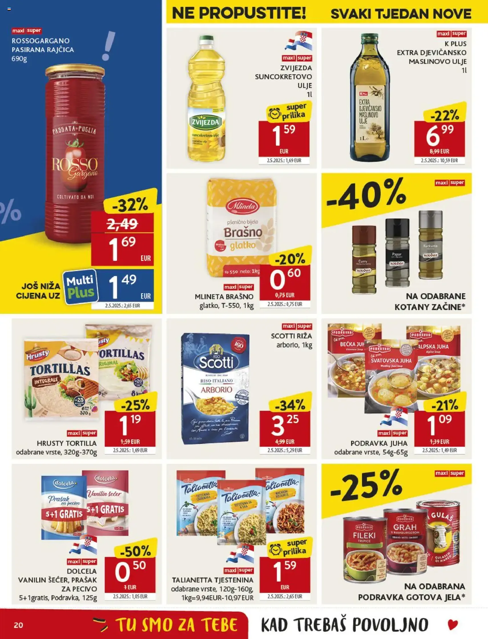 Konzum HR Akciós újság - 2025.07.30. érvényes szórólap 20 oldal 40 oldalból Konzum HR Akciós újság - 2025.07.30. érvényes szórólap 20 oldal 40 oldalból
