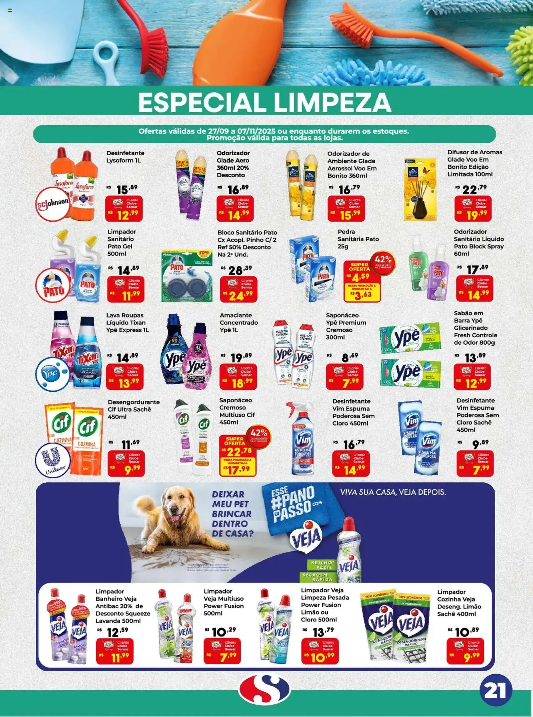 Semar Supermercado - Ofertas do Mês - folheto válido a partir de 27/09/2025 página 21 de 24 Semar Supermercado - Ofertas do Mês - folheto válido a partir de 27/09/2025 página 21 de 24
