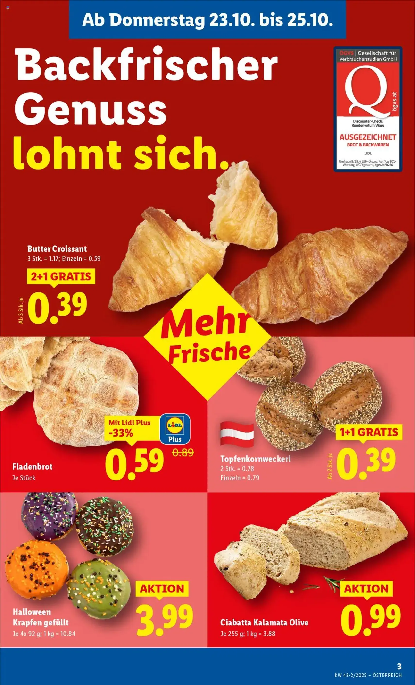 Lidl Flugblatt - Gültiger Prospekt ab 23.10.2025, Seite 7 von insgesamt 48 Lidl Flugblatt - Gültiger Prospekt ab 23.10.2025, Seite 7 von insgesamt 48