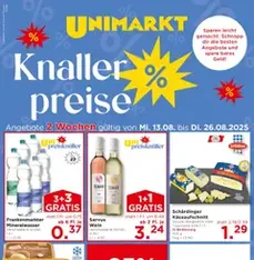 Unimarkt Nord - Prospekt Vorschau gültig ab 13.08.2025