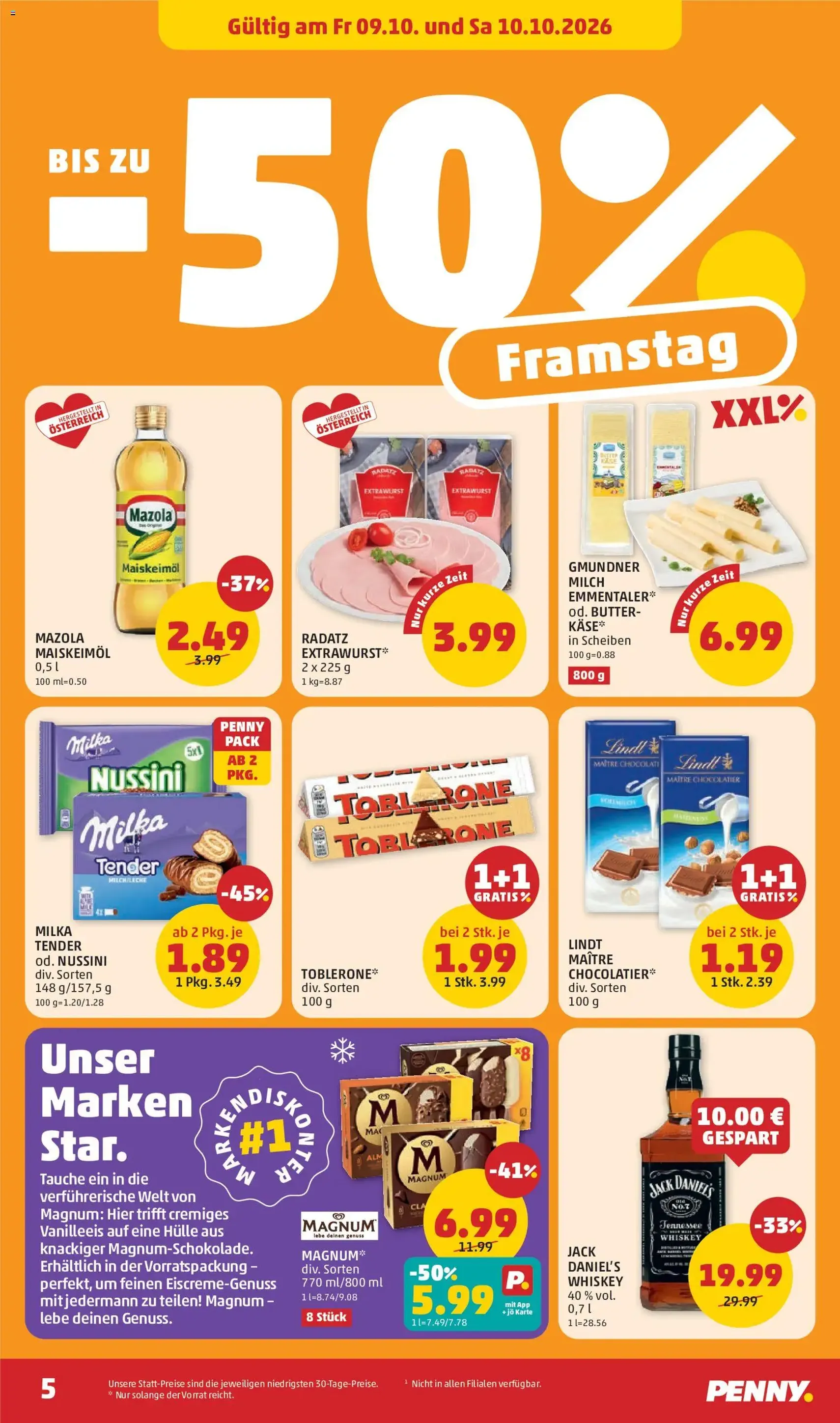 Penny Markt Flugblatt - Gültiger Prospekt ab 04.10.2026, Seite 5 von insgesamt 32