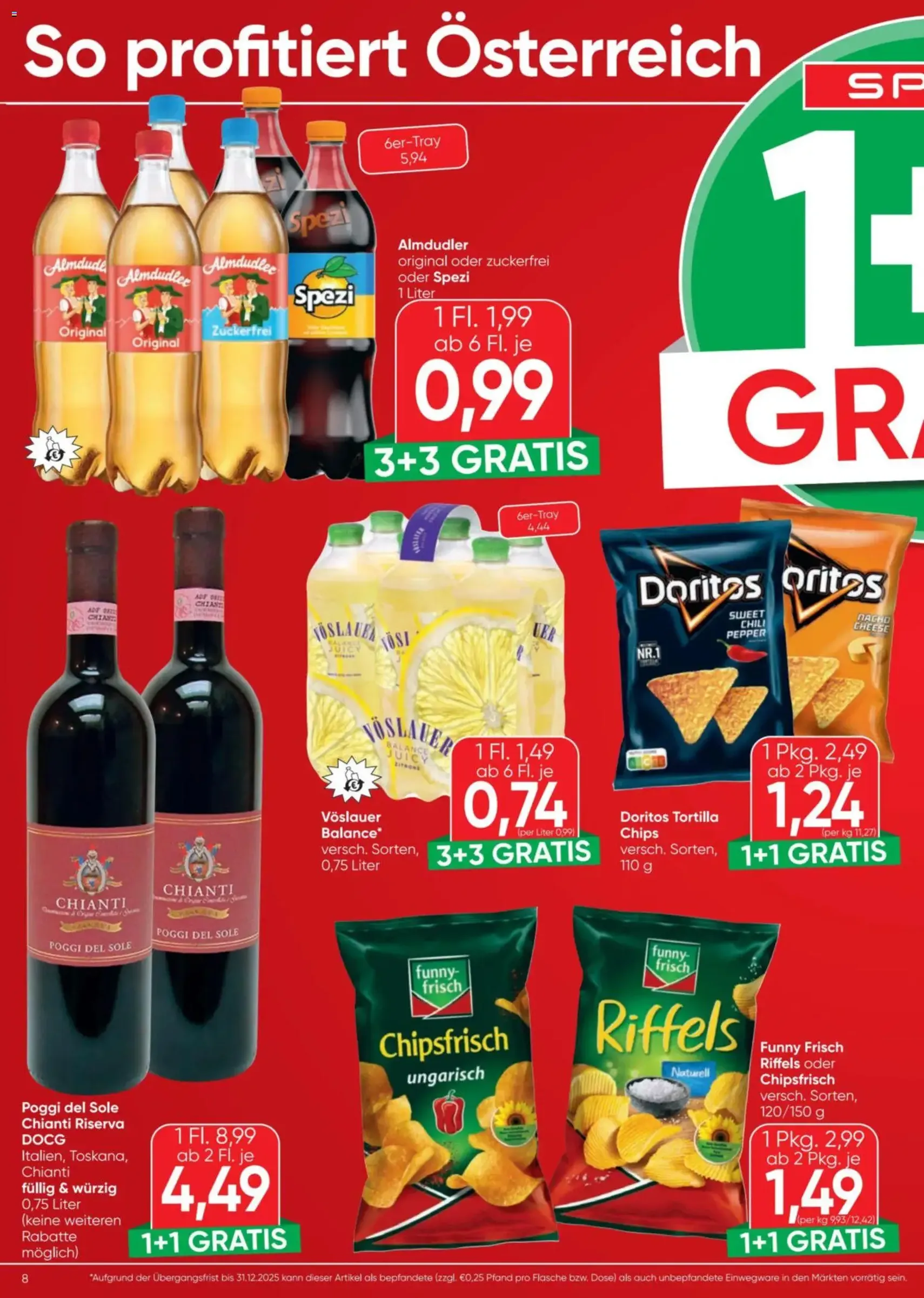 Spar Flugblatt - Gültiger Prospekt ab 04.12.2025, Seite 8 von insgesamt 20