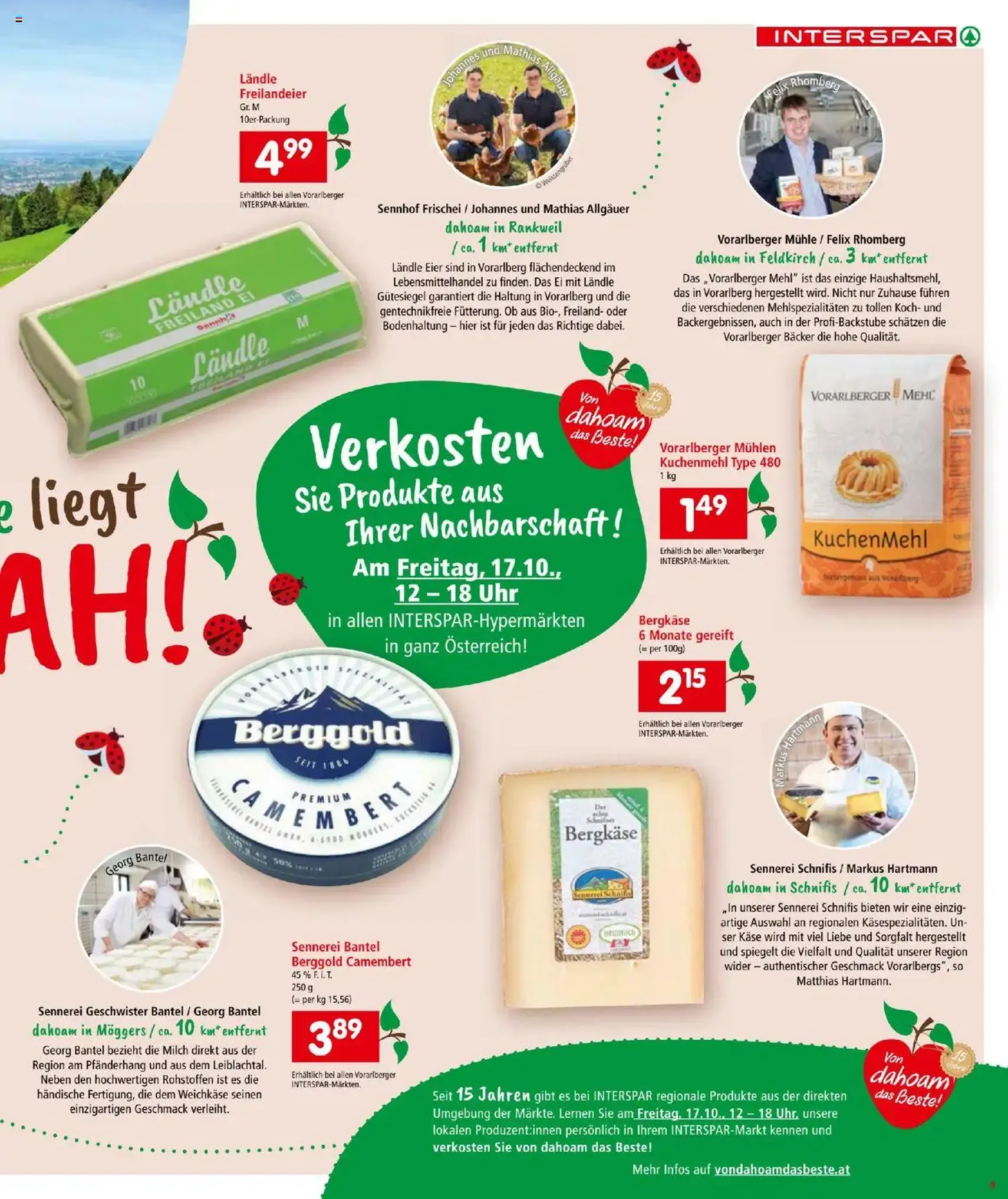 Interspar Flugblatt - Gültiger Prospekt ab 16.10.2025, Seite 9 von insgesamt 16 Interspar Flugblatt - Gültiger Prospekt ab 16.10.2025, Seite 9 von insgesamt 16