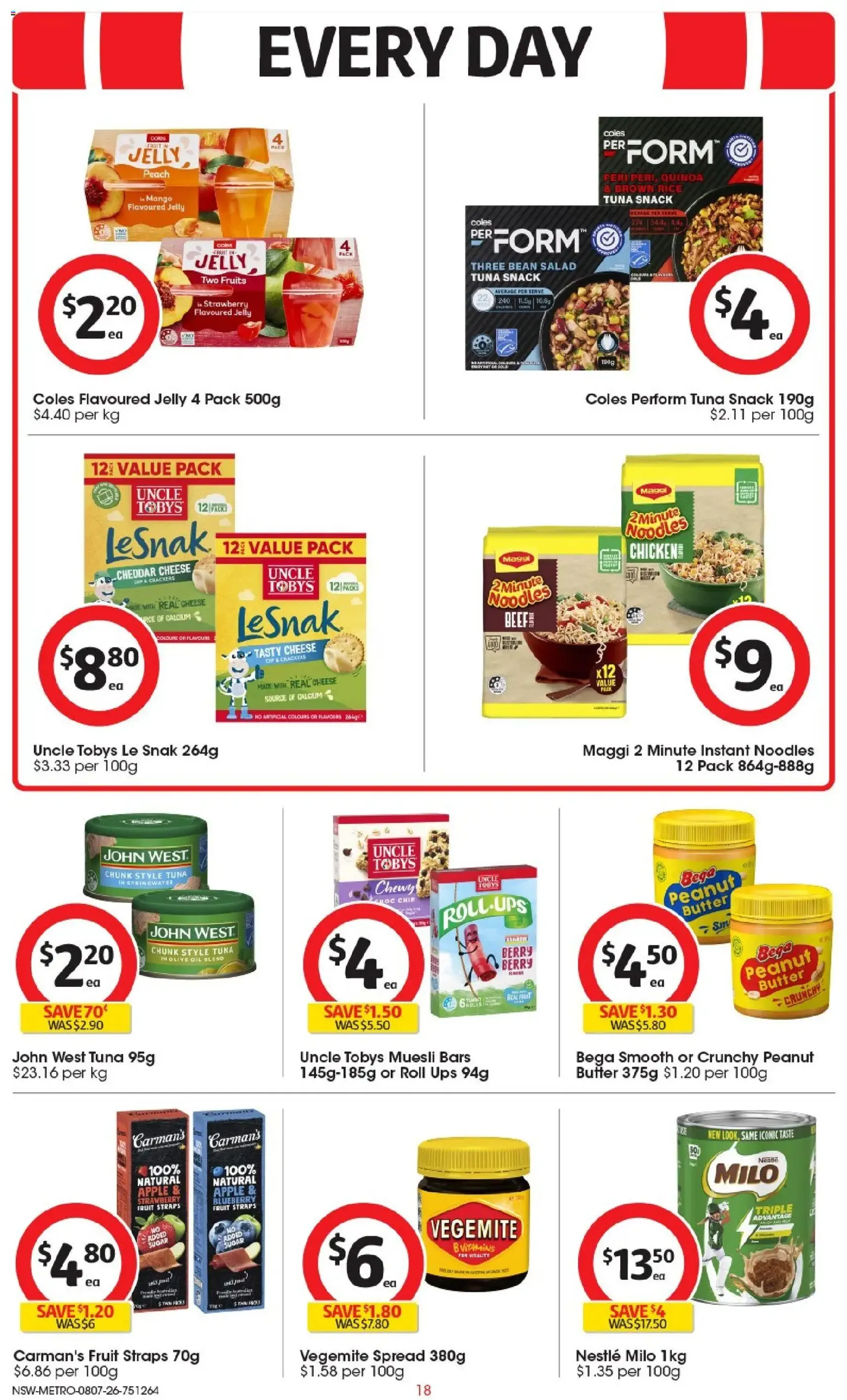 Coles catalogue - valid flyer from 08/07/2026, page 18 of 50