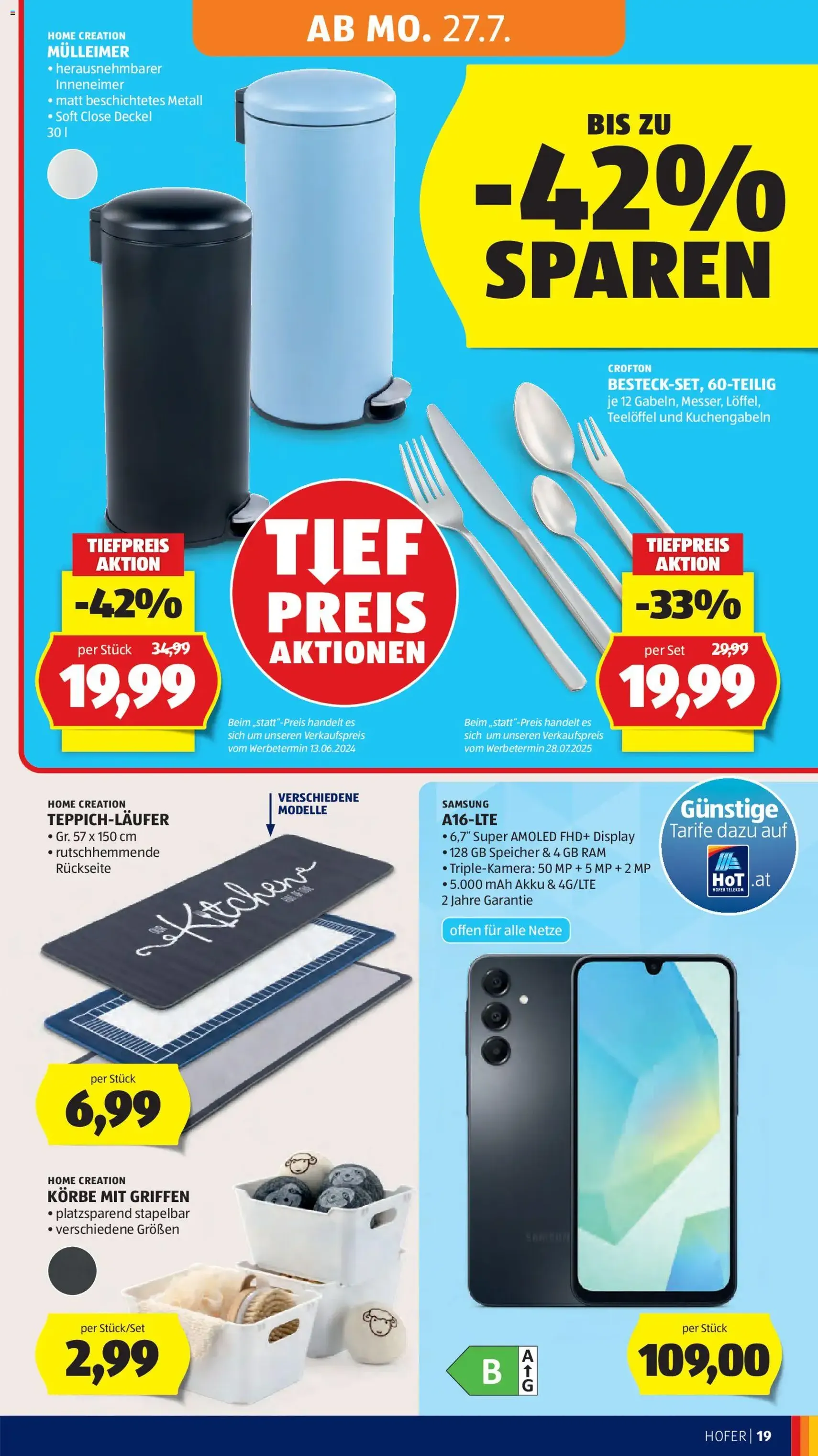 Hofer Flugblatt - Gültiger Prospekt ab 24.07.2026, Seite 29 von insgesamt 52