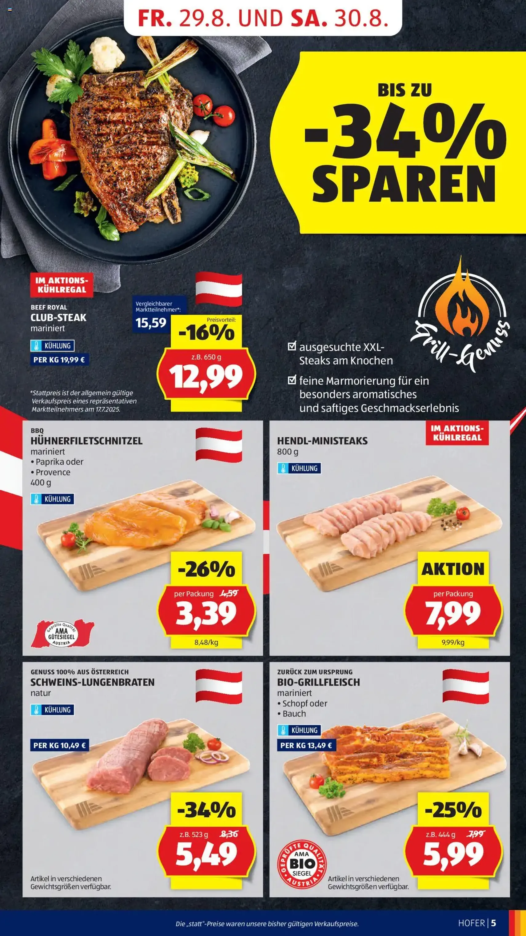Hofer Flugblatt - Gültiger Prospekt ab 29.08.2025, Seite 7 von insgesamt 37