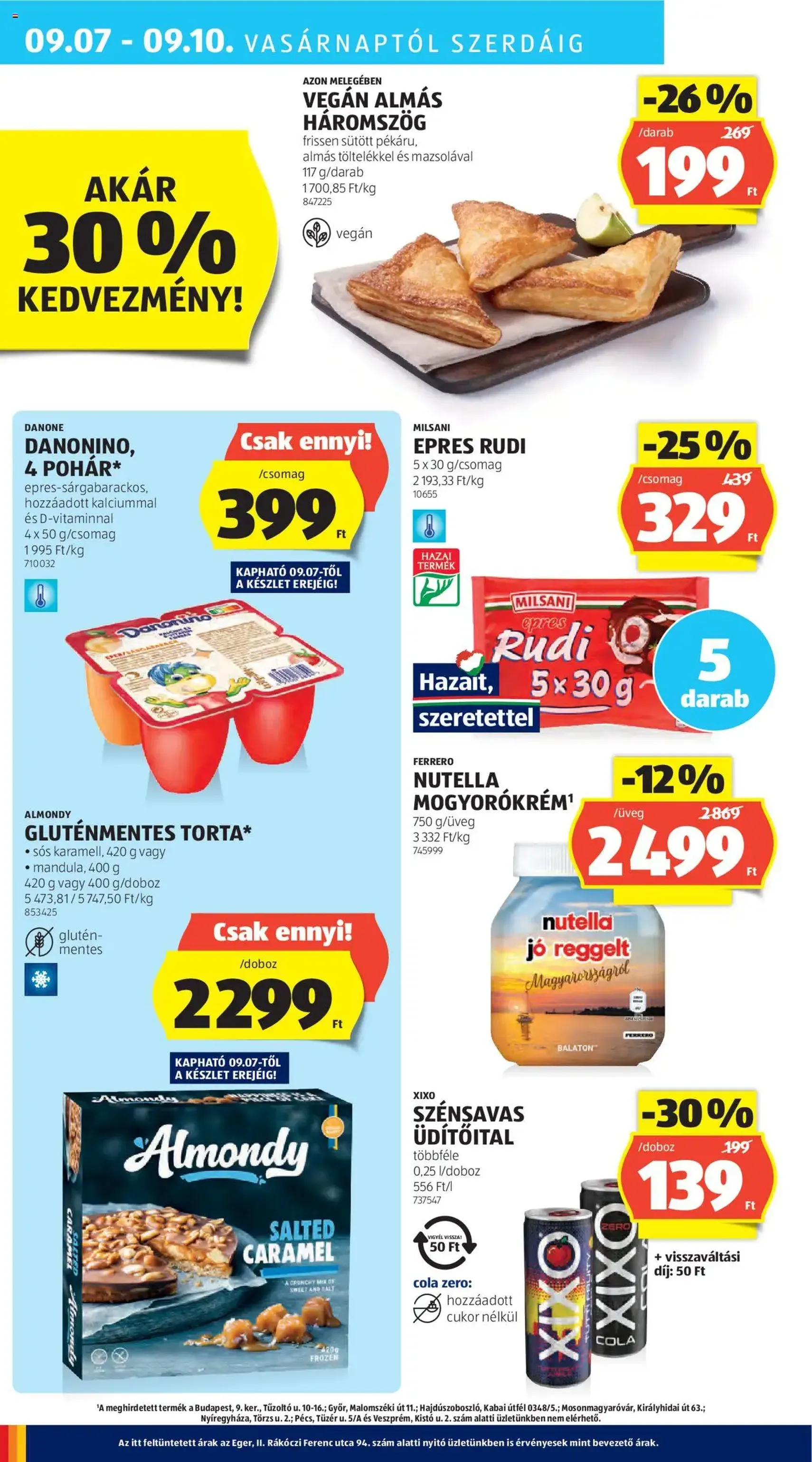 Aldi Akciós újság - 2025.09.04. érvényes szórólap 30 oldal 45 oldalból Aldi Akciós újság - 2025.09.04. érvényes szórólap 30 oldal 45 oldalból