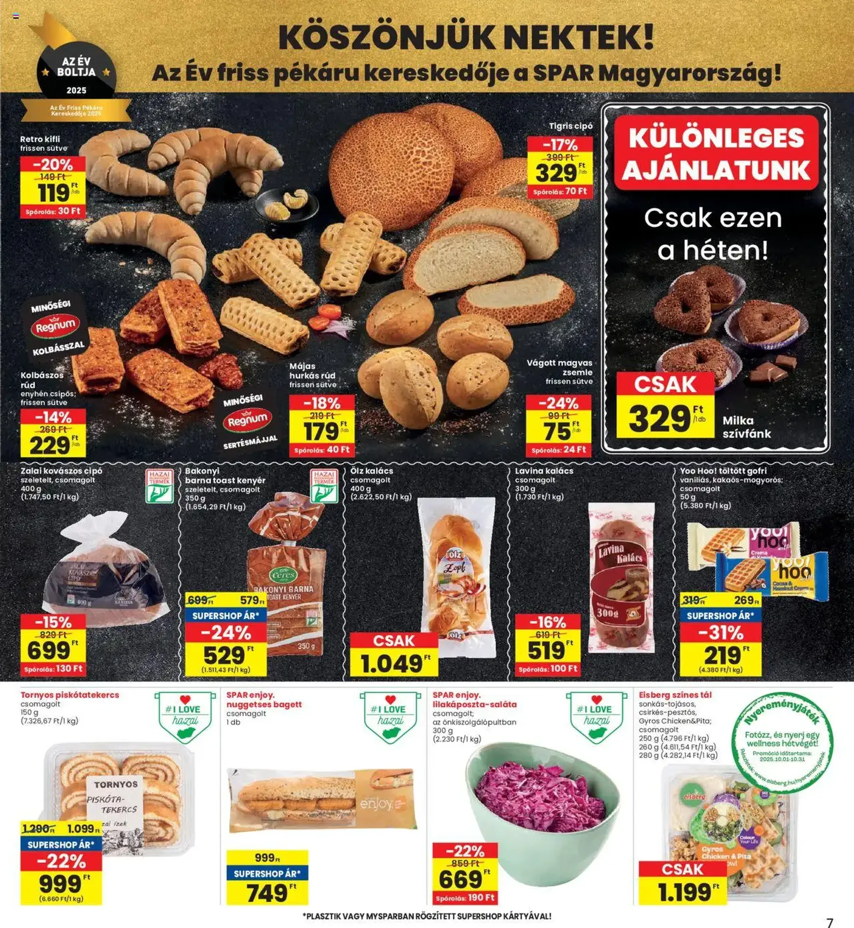 Interspar Akciós újság - 2025.10.09. érvényes szórólap 7 oldal 19 oldalból
