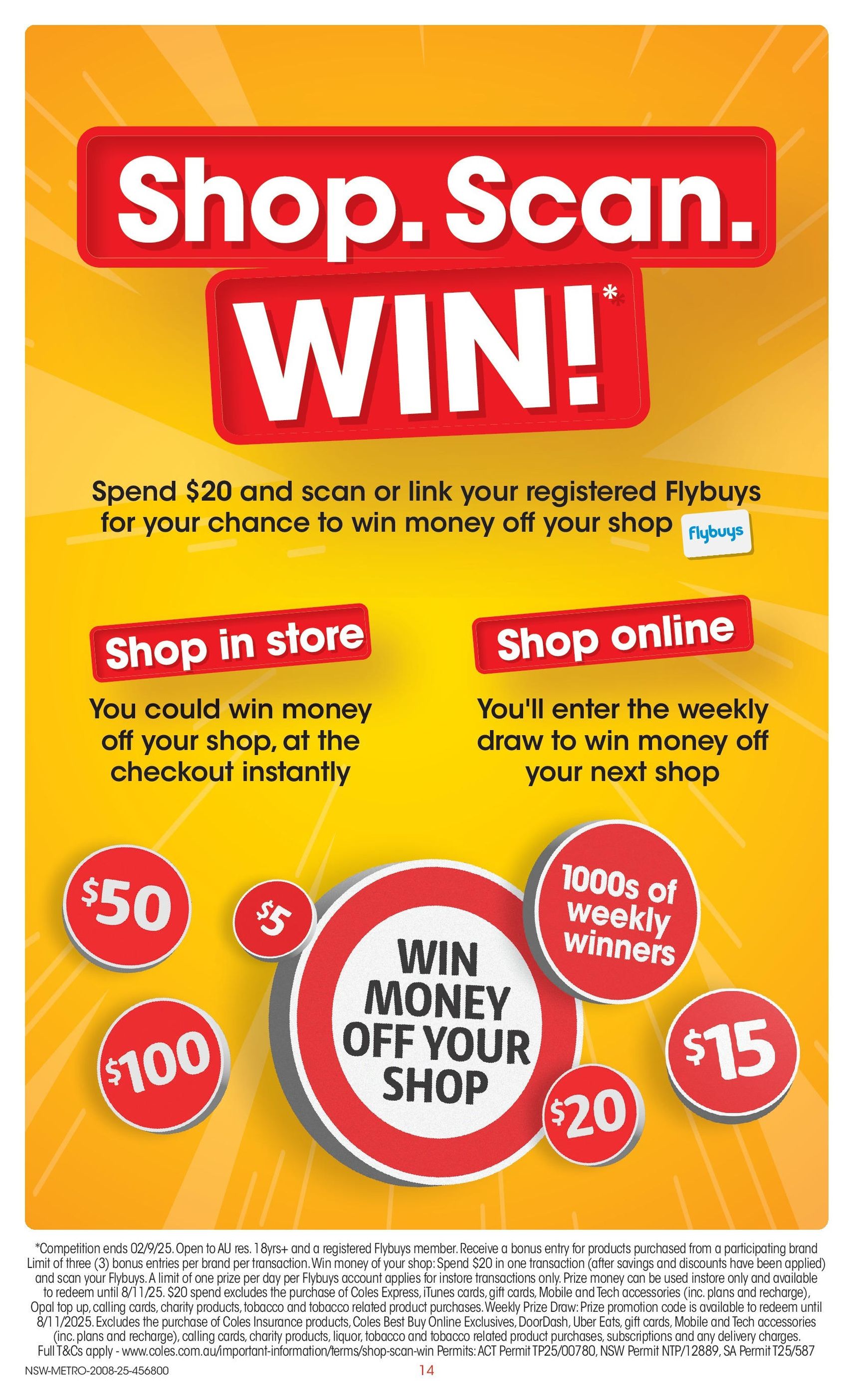 Coles Catalogue NSW - valid flyer from 20/08/2025, page 14 of 45 Coles Catalogue NSW - valid flyer from 20/08/2025, page 14 of 45