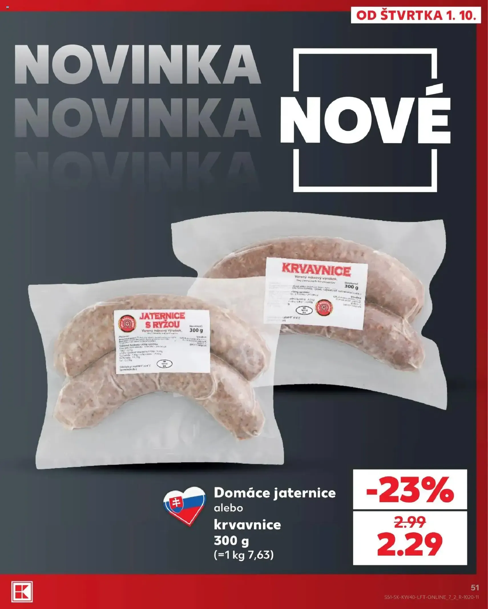 Kaufland leták - platný leták od 01.10.2026 strana 51 z 76