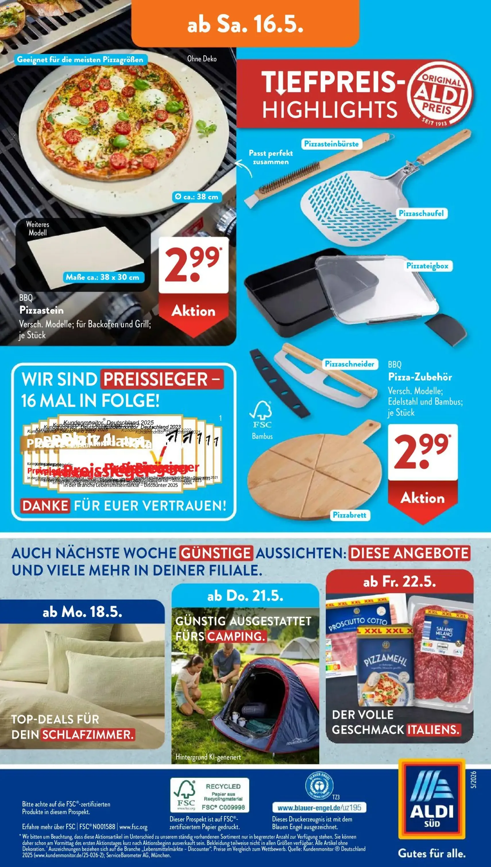 Aldi Süd Prospekt - Gültiger Prospekt ab 11.05.2026, Seite 16 von insgesamt 23