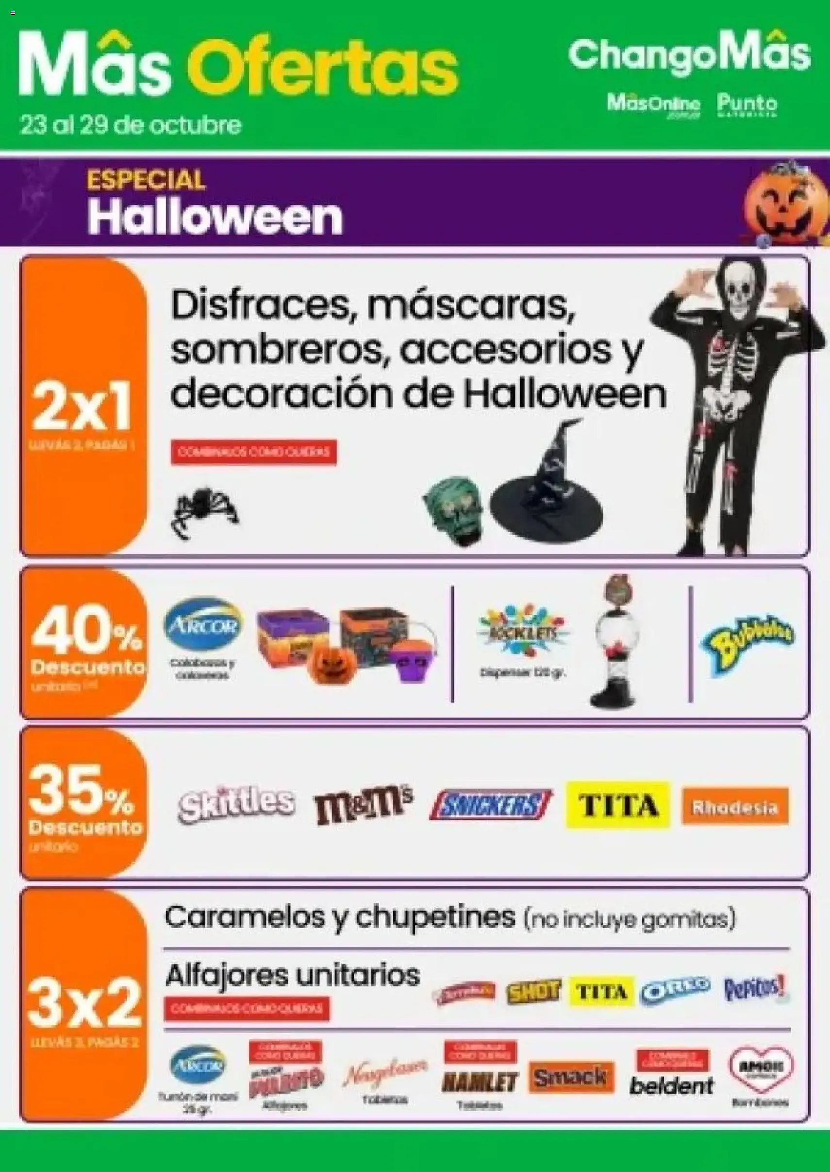 Changomas ofertas - folleto válido desde 23/10/2025 página 2 de 13 Changomas ofertas - folleto válido desde 23/10/2025 página 2 de 13