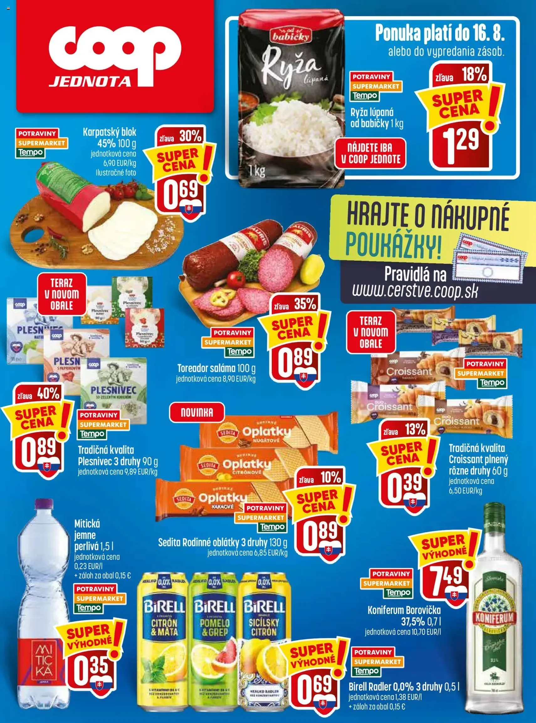 COOP Jednota leták - platný leták od 13.08.2026 strana 28 z 28