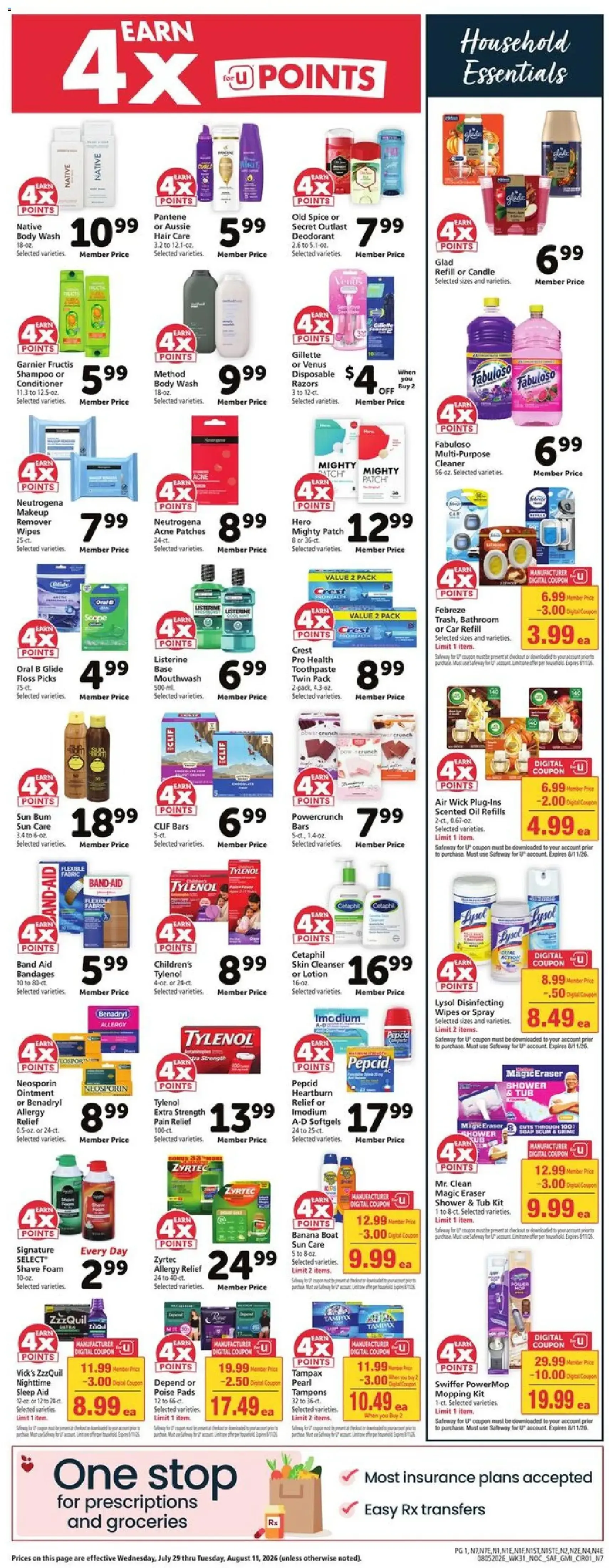 Safeway Weekly Ad - valid flyer from 08/05/2026, page 9 of 11