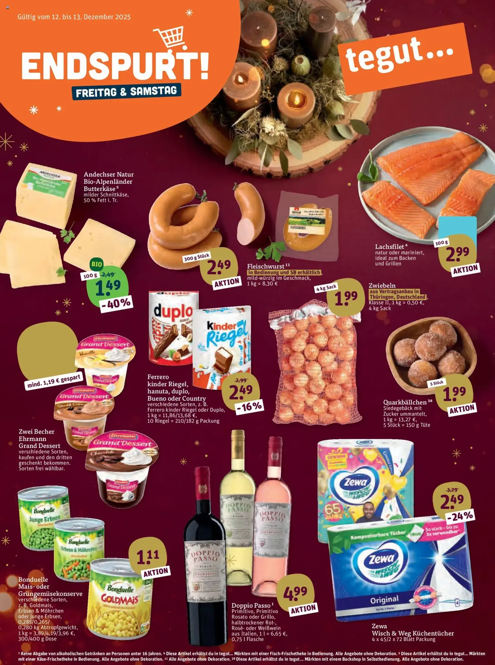 Tegut Prospekt - Gültiger Prospekt ab 08.12.2025, Seite 1 von insgesamt 23