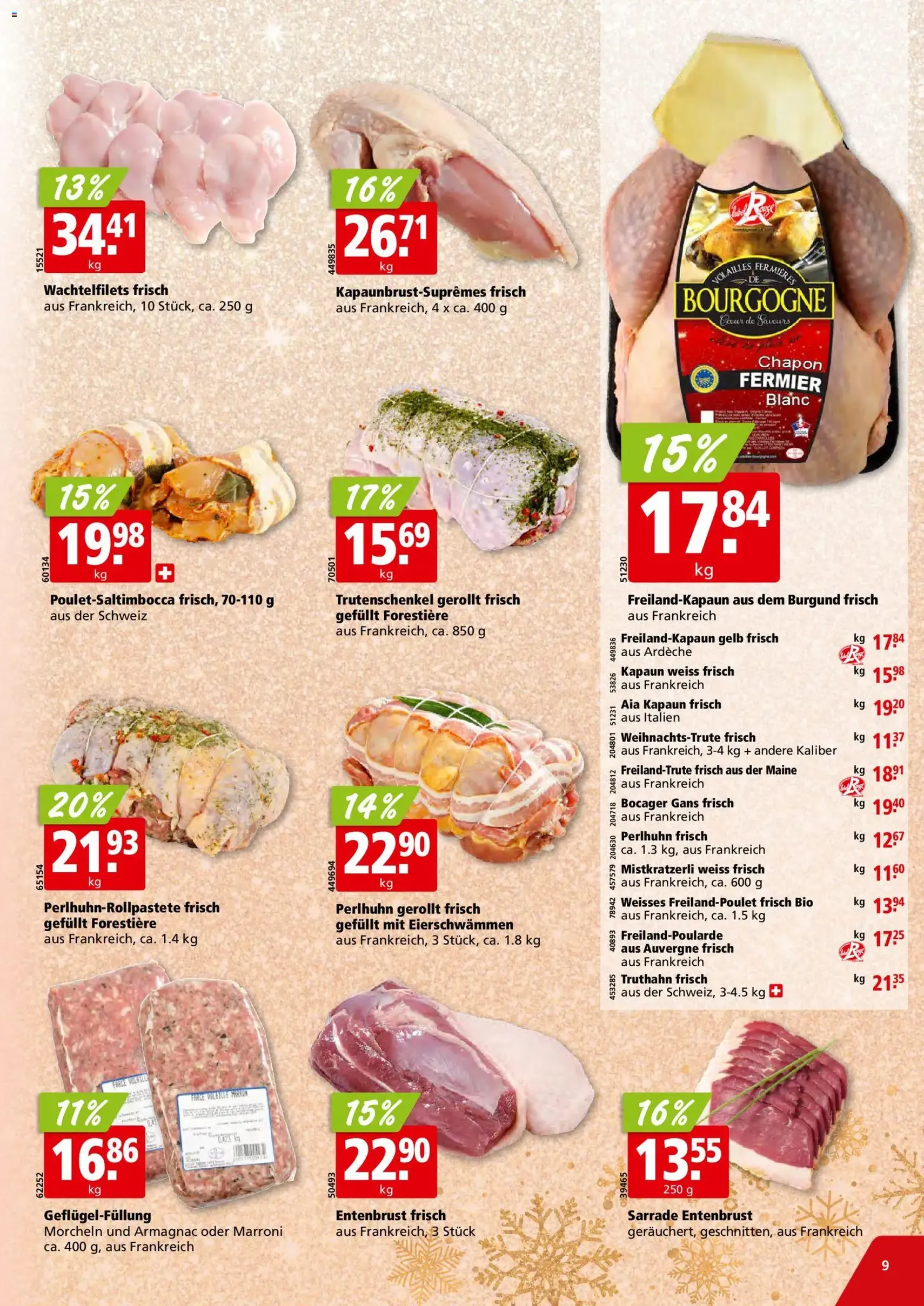 Aligro Aktionen - Gültiger Prospekt ab 15.12.2025, Seite 9 von insgesamt 40