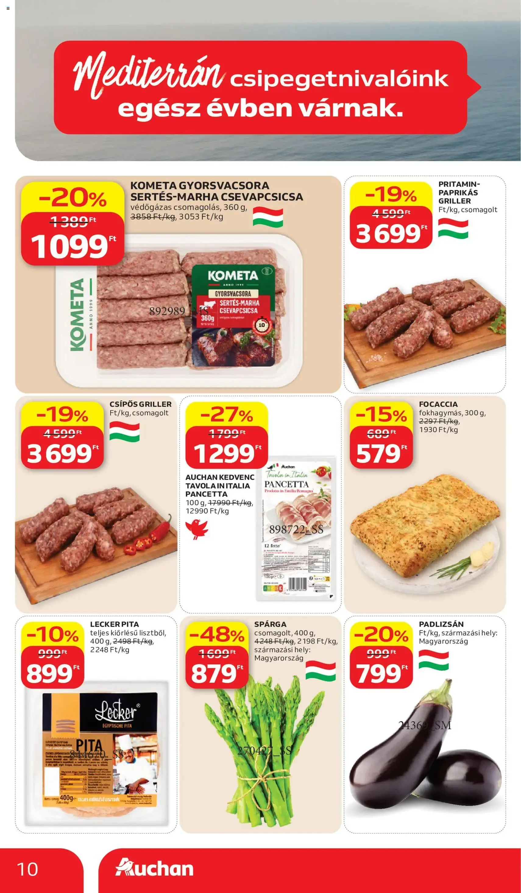 Auchan akciós újság - 2026.06.11. érvényes szórólap 10 oldal 46 oldalból