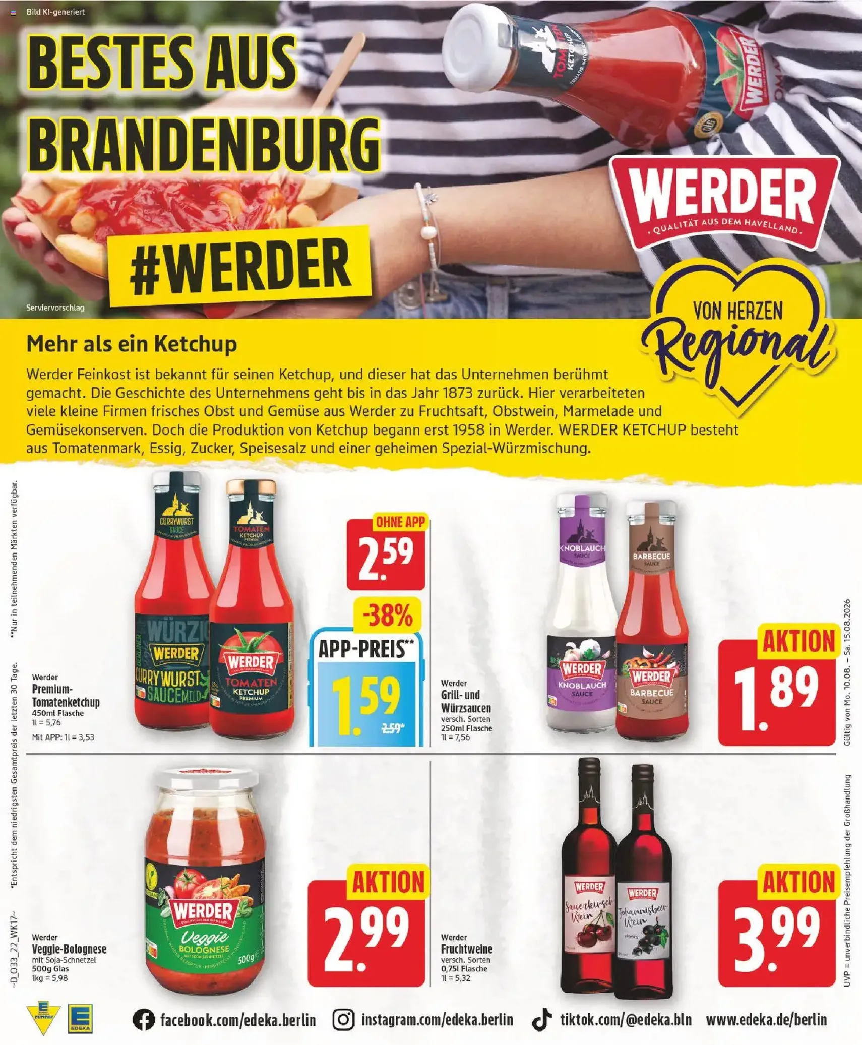 Edeka Prospekt - Gültiger Prospekt ab 10.08.2026, Seite 22 von insgesamt 27