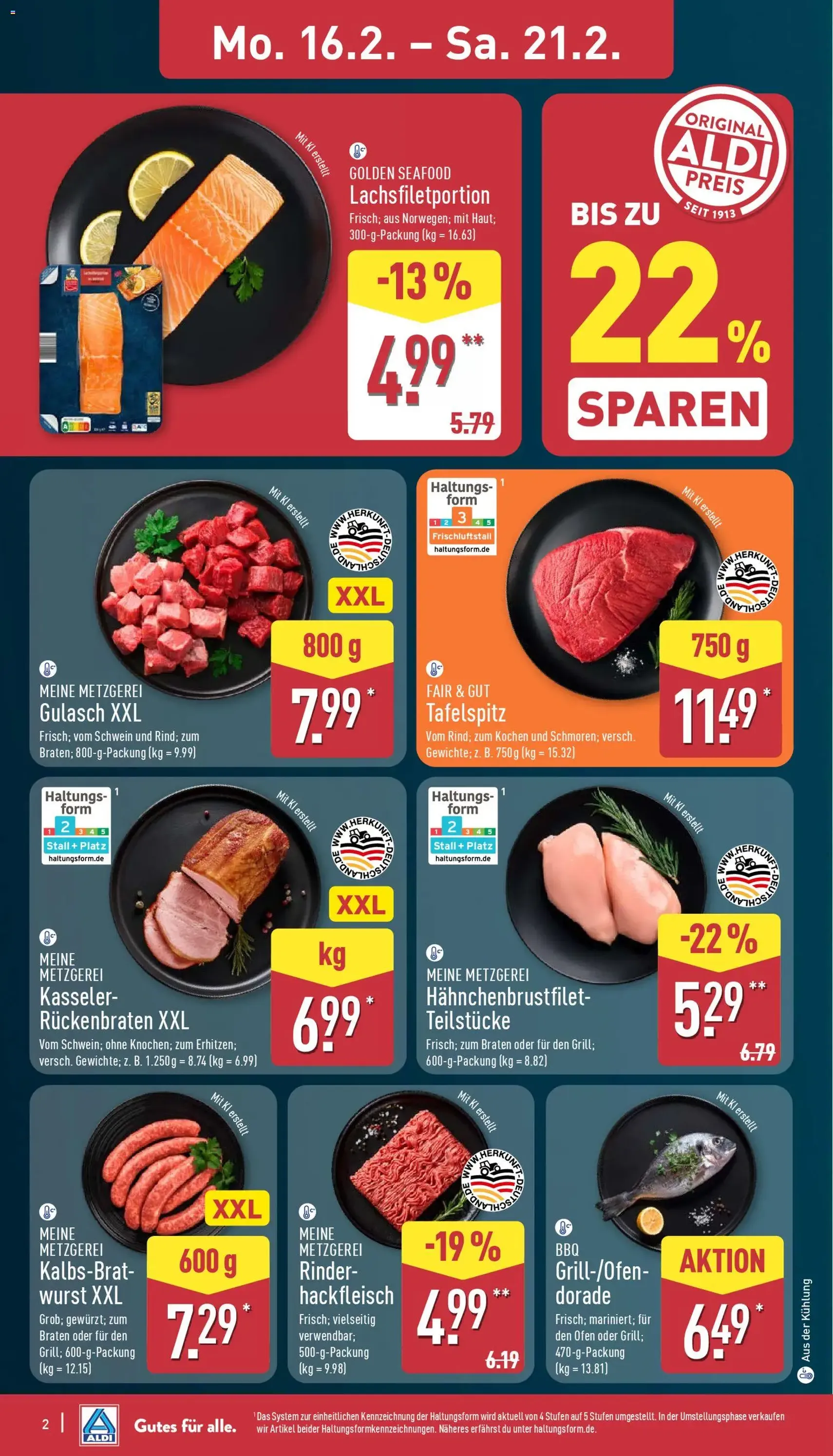 Aldi Prospekt - Gültiger Prospekt ab 16.02.2026, Seite 6 von insgesamt 40