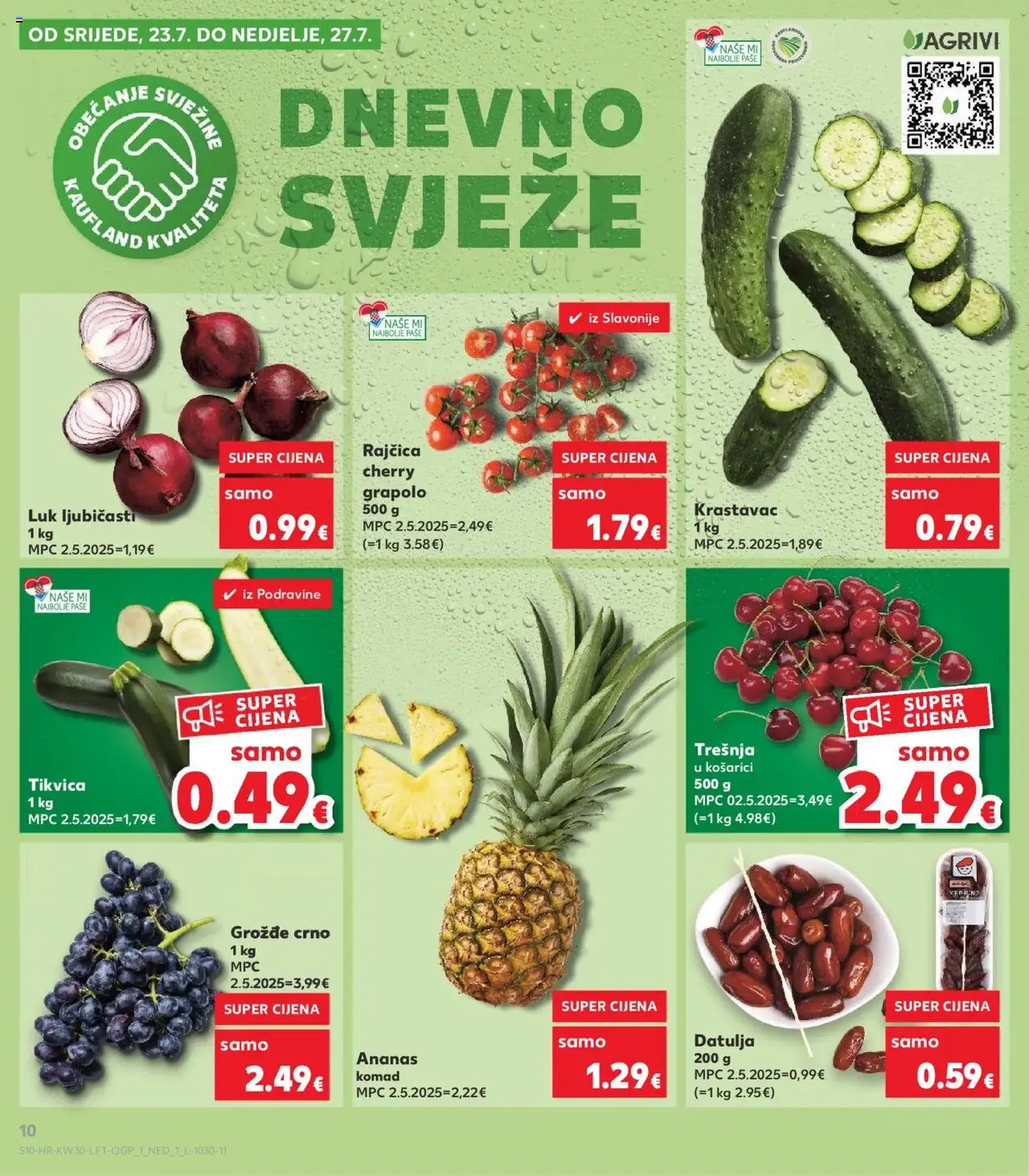 Kaufland HR - Split-Ravne njive - 2025.07.23. érvényes szórólap 10 oldal 32 oldalból