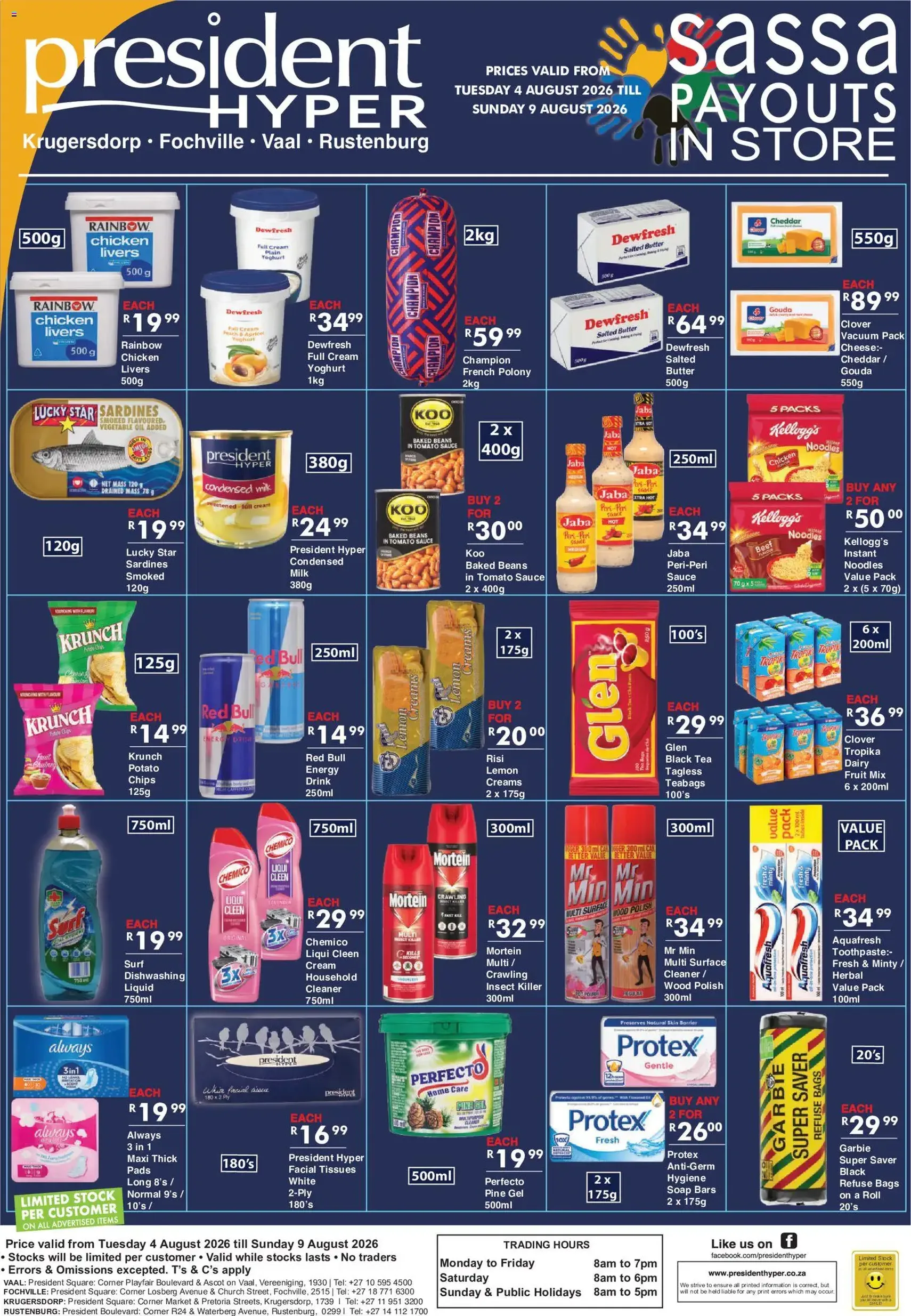 President Hyper Specials - valid flyer from 04/08/2026, page 2 of 2