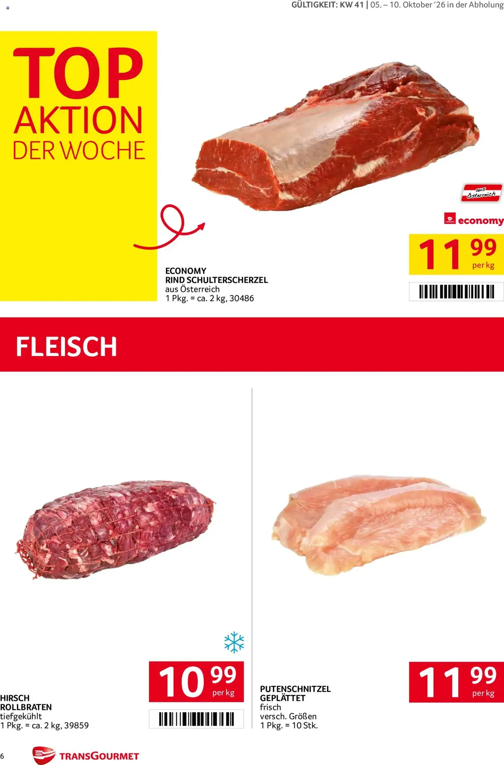 Transgourmet Flugblatt - Gültiger Prospekt ab 05.10.2026, Seite 6 von insgesamt 28