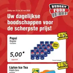 Budget Food folder - voorvertoning van de folder geldig vanaf 22-05-2026