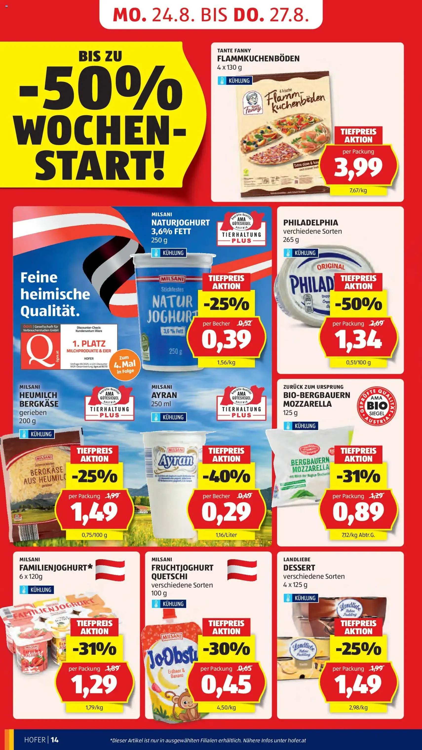 Hofer Flugblatt - Gültiger Prospekt ab 21.08.2026, Seite 24 von insgesamt 46