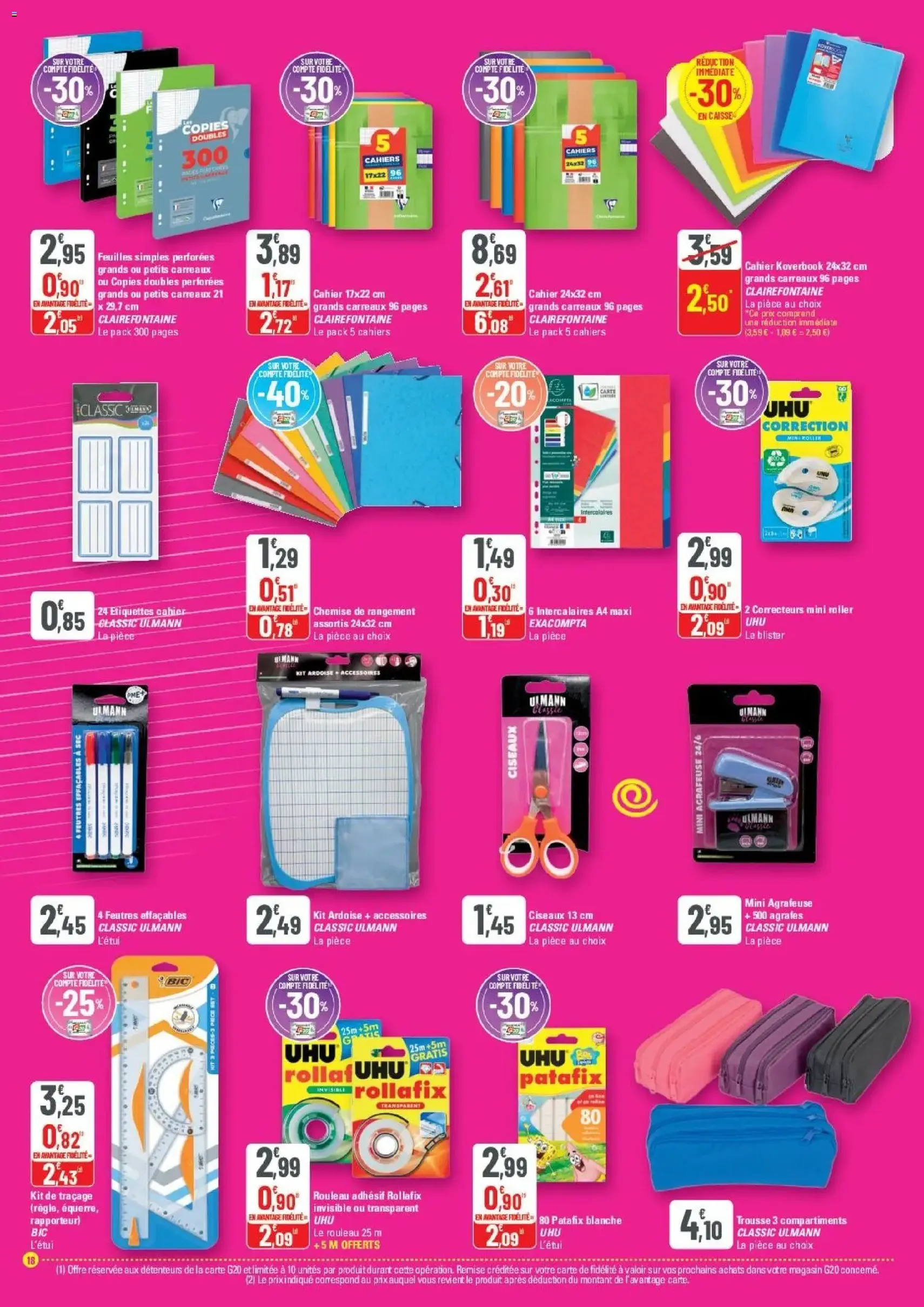 G20 Supermarchés catalogue - brochure valable à partir du 26/08/2026, page 18 sur 20