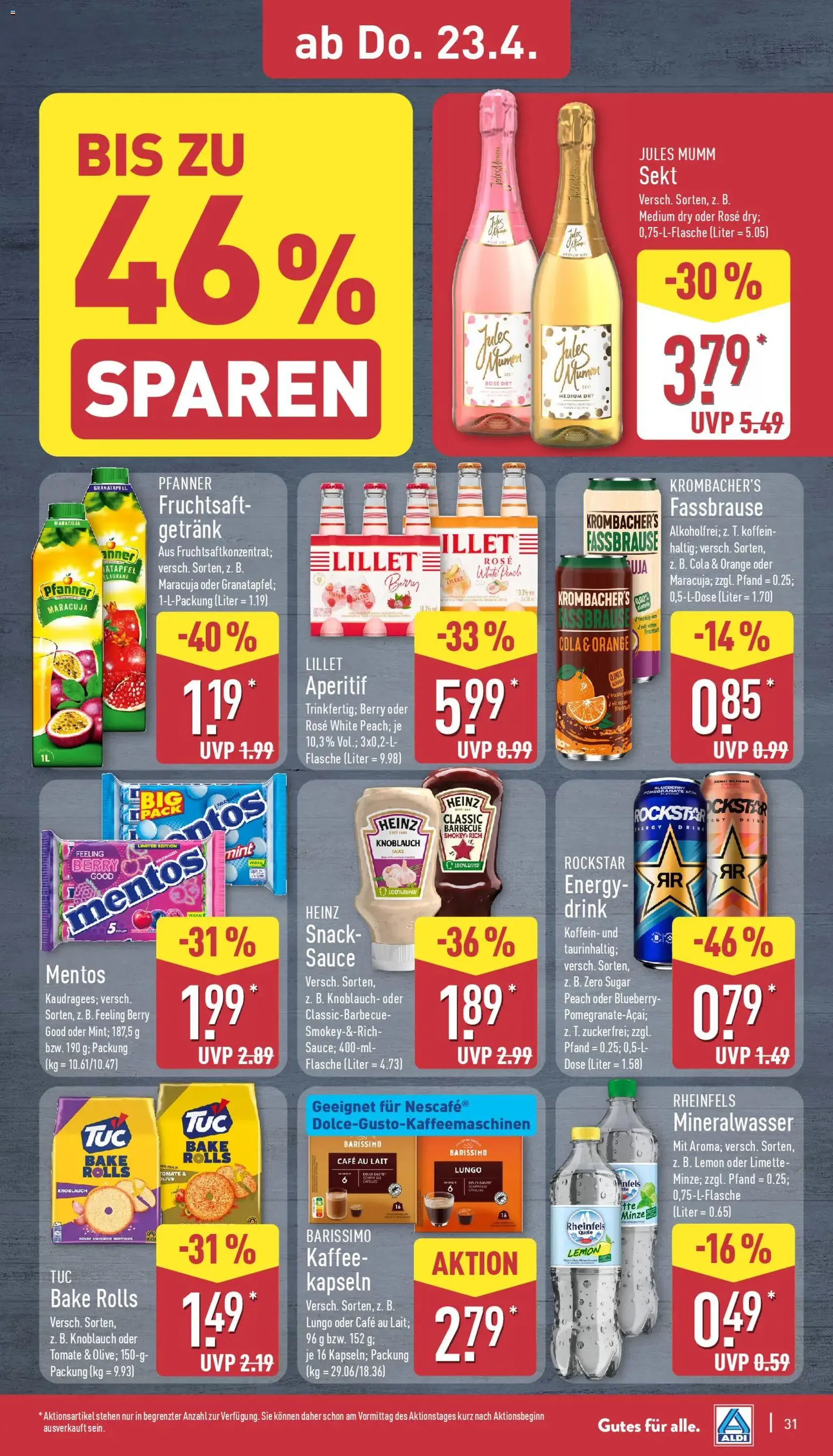 Aldi Prospekt - Gültiger Prospekt ab 20.04.2026, Seite 31 von insgesamt 39