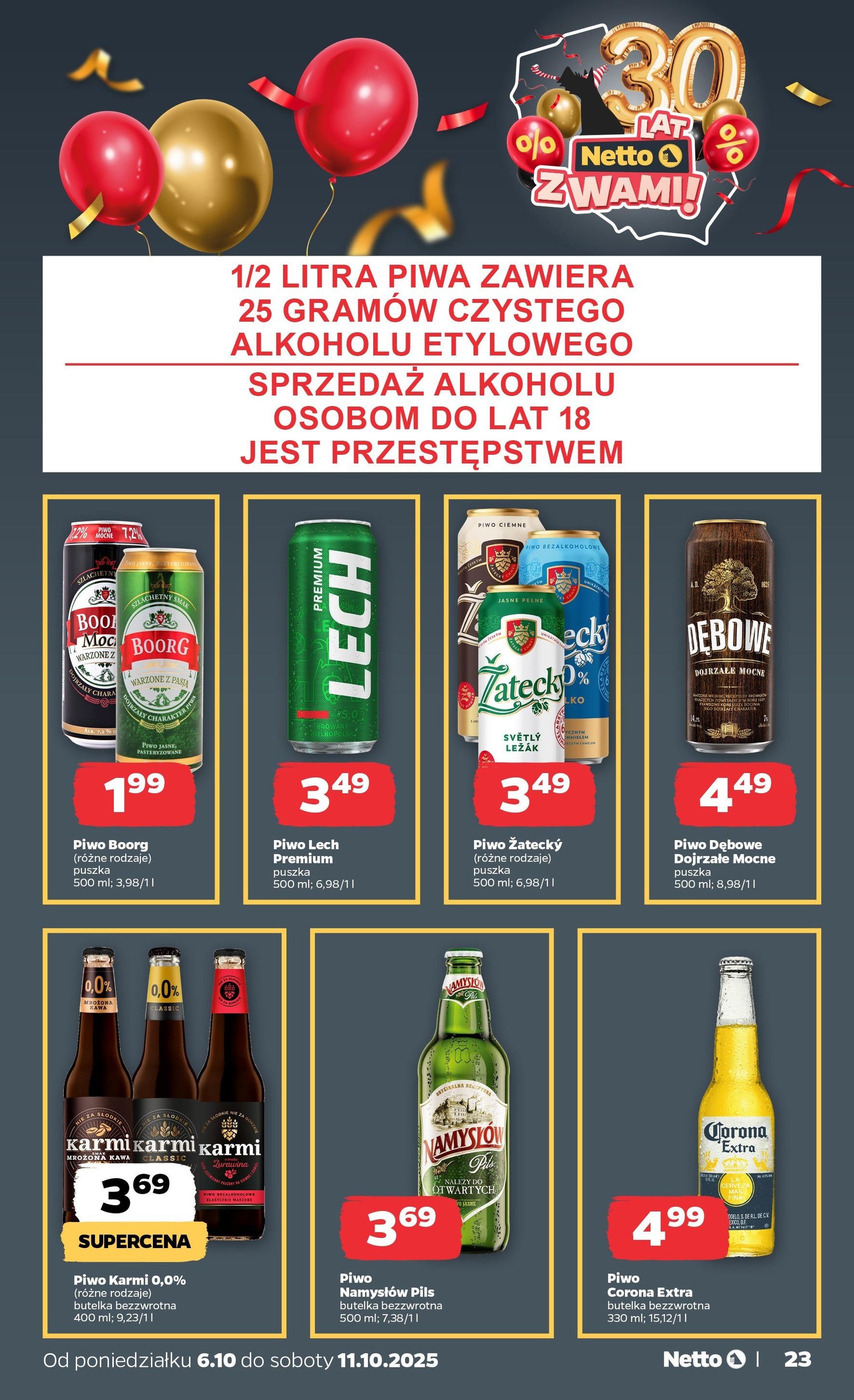 Netto gazetka - Spożywcza - ważny gazetka od 06.10.2025 strona 23 z 34