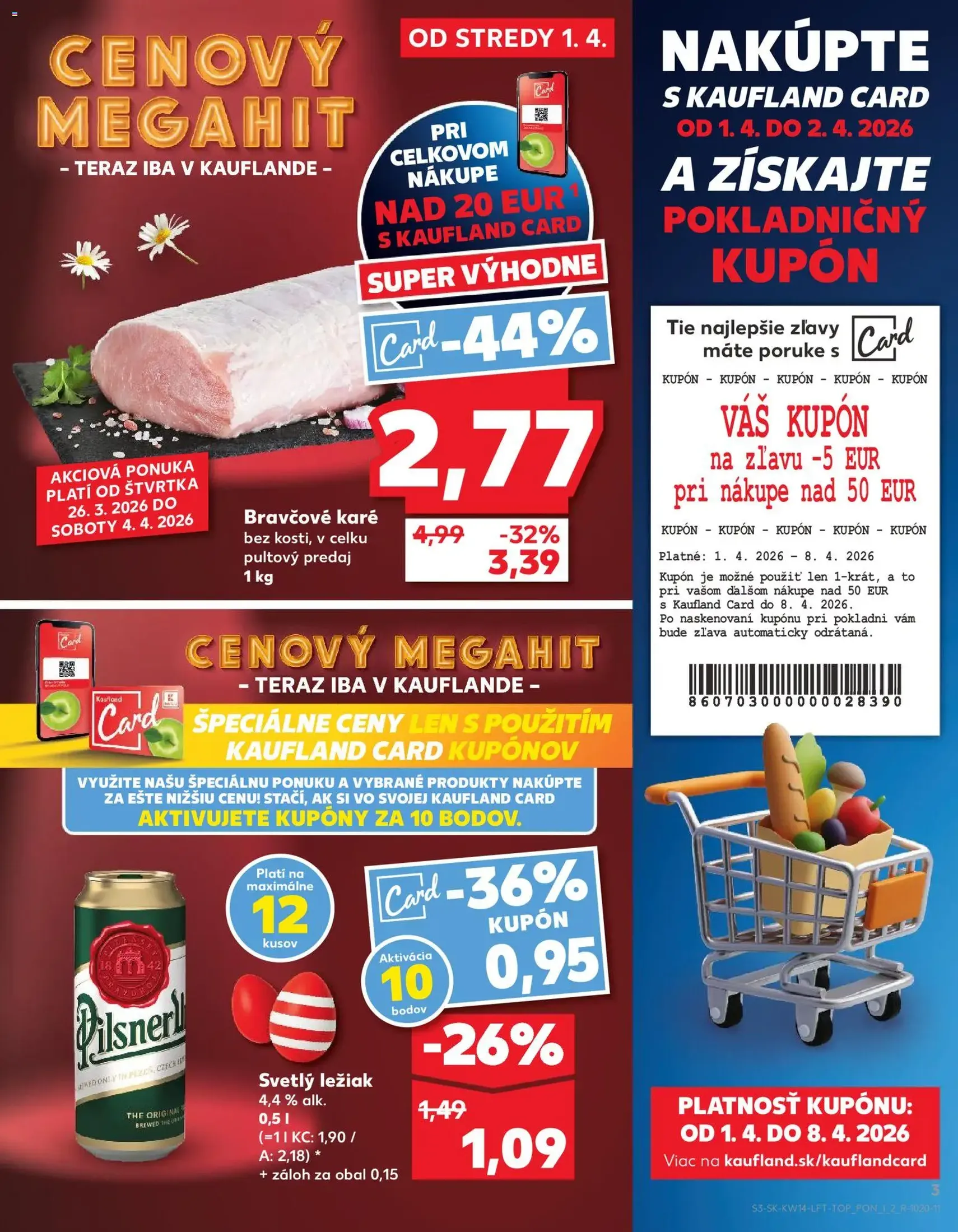 Kaufland leták - platný leták od 01.04.2026 strana 3 z 72