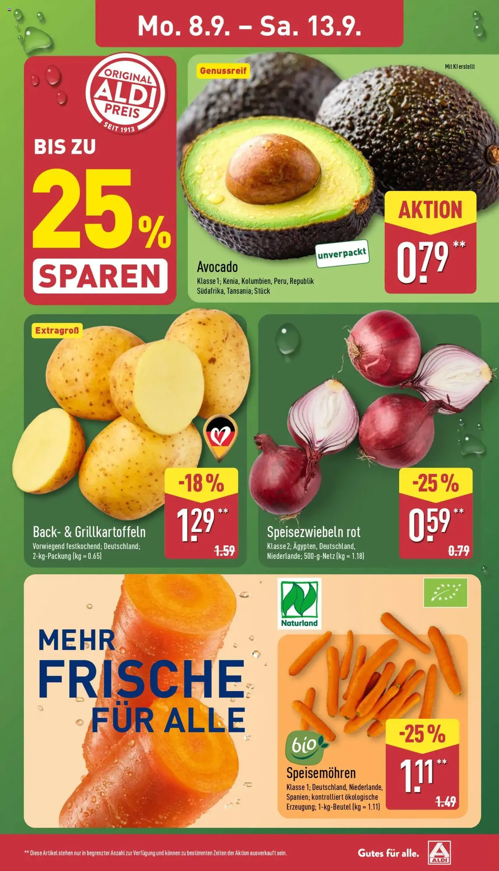 Aldi Prospekt - Gültiger Prospekt ab 08.09.2025, Seite 3 von insgesamt 47 Aldi Prospekt - Gültiger Prospekt ab 08.09.2025, Seite 3 von insgesamt 47