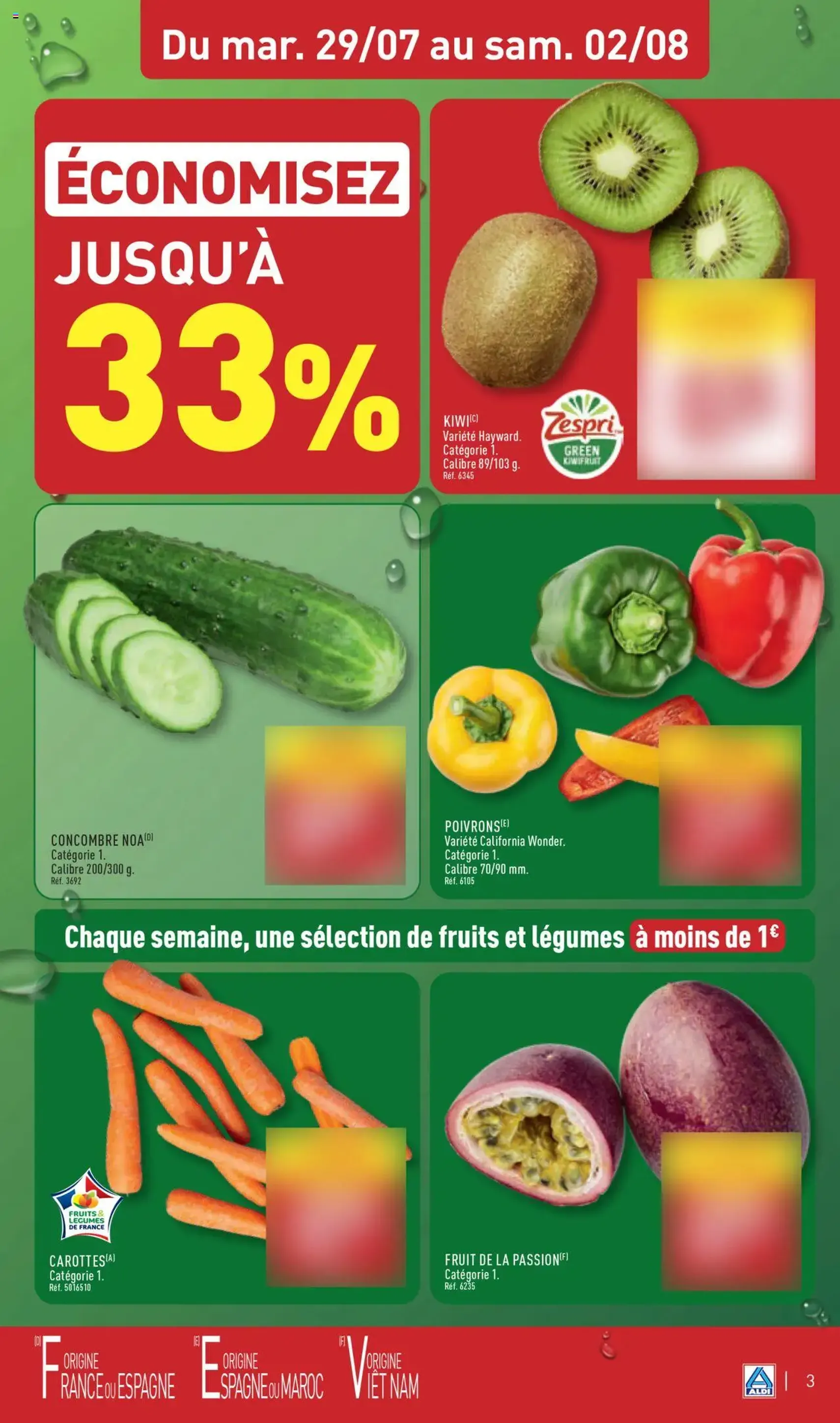 Aldi catalogue de la semaine 31 - brochure valable à partir du 29/07/2025, page 5 sur 50